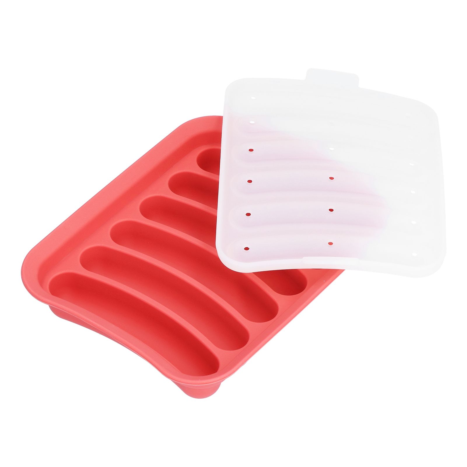 Sausage Mold Food Grade Silicone Nonstick Sausage Maker Molds Homemade Hot Dogs Mold DIY Baking Tools for Home Kitchen Restaurant HotelRed - Image 5
