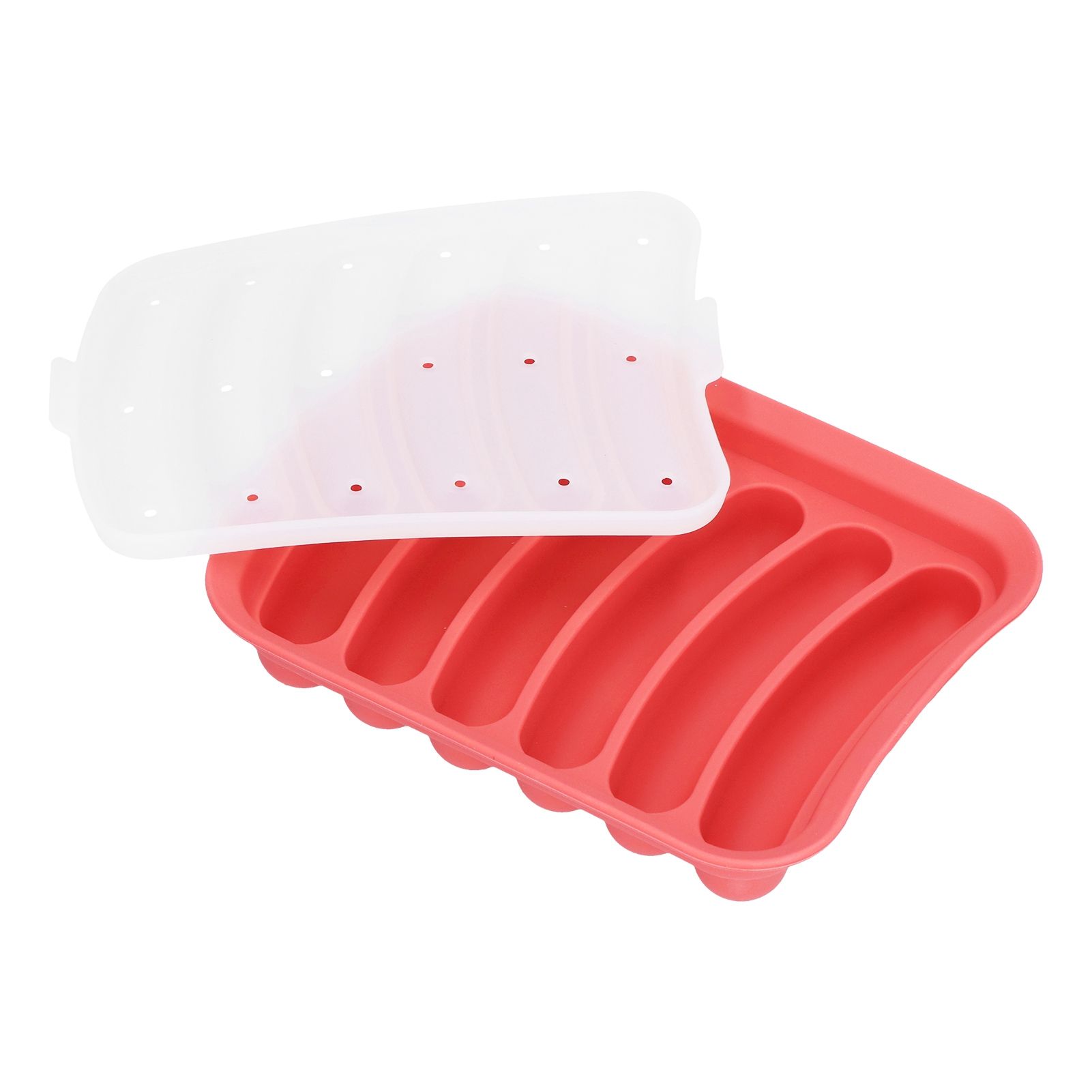 Sausage Mold Food Grade Silicone Nonstick Sausage Maker Molds Homemade Hot Dogs Mold DIY Baking Tools for Home Kitchen Restaurant HotelRed - Image 6