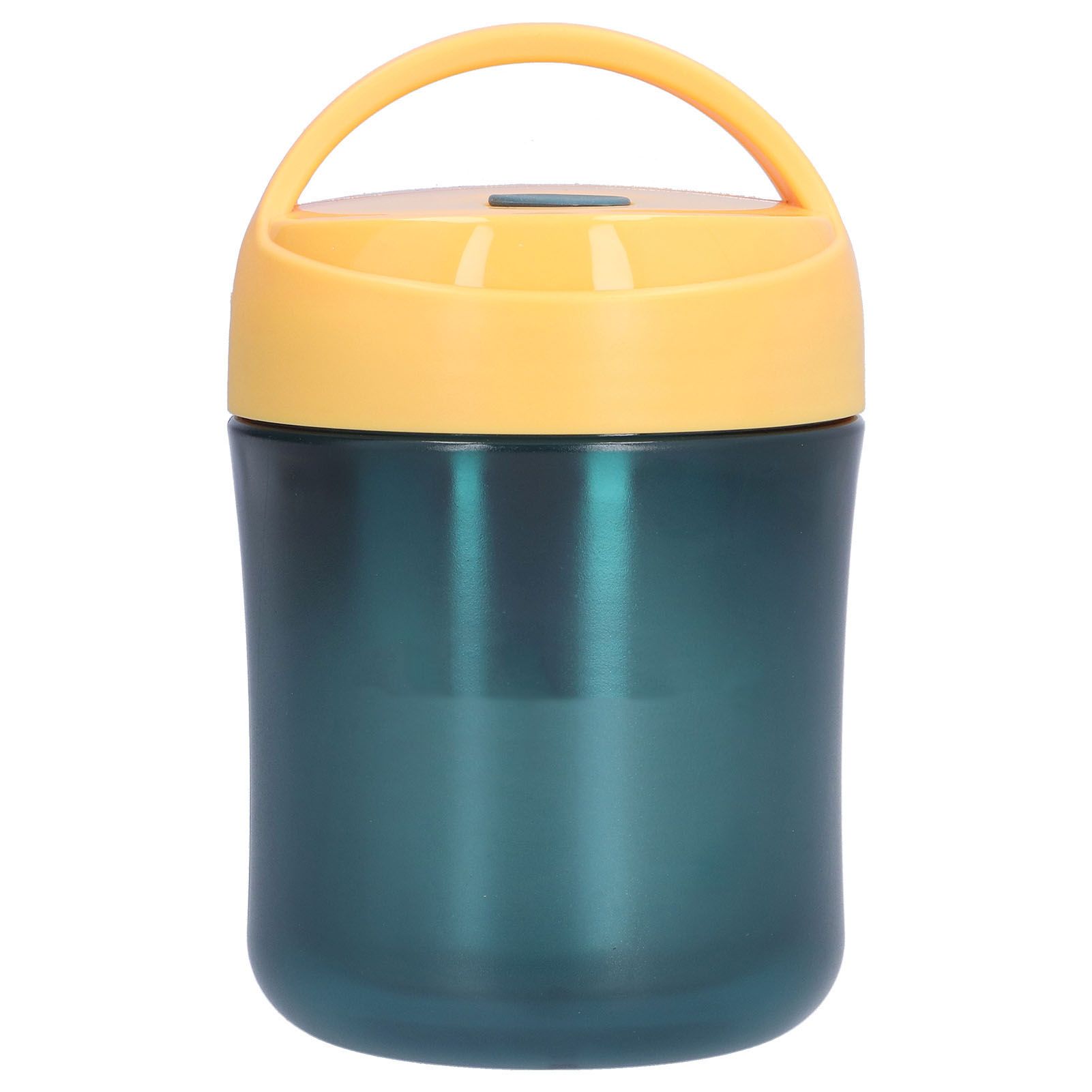 Insulated Food Jar 500ml 304 Stainless Steel Silicone Waterproof Keep Warm Lunch Box for SoupYellow - Image 1