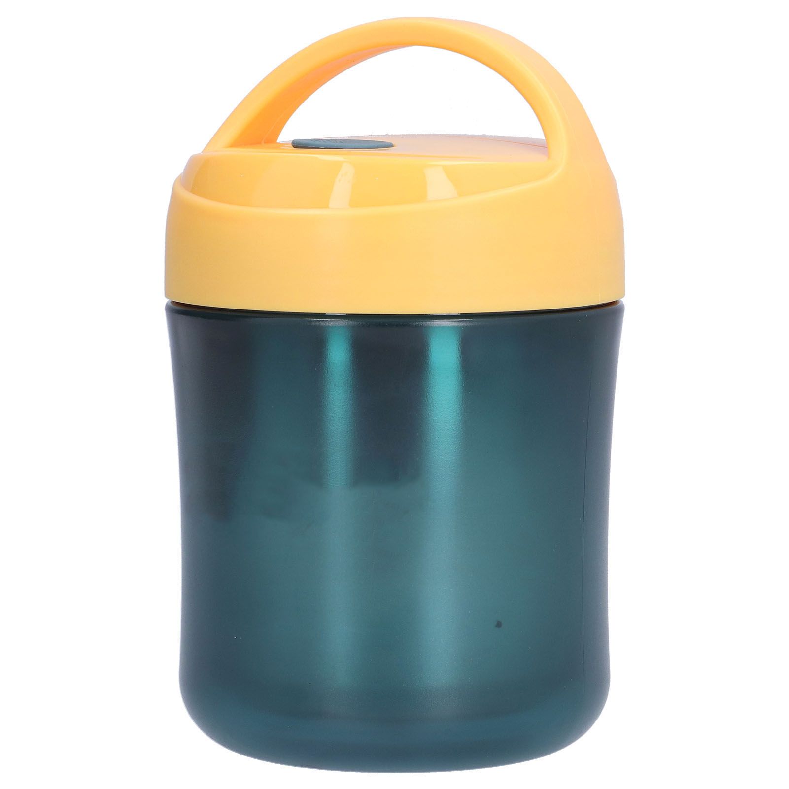 Insulated Food Jar 500ml 304 Stainless Steel Silicone Waterproof Keep Warm Lunch Box for SoupYellow - Image 2