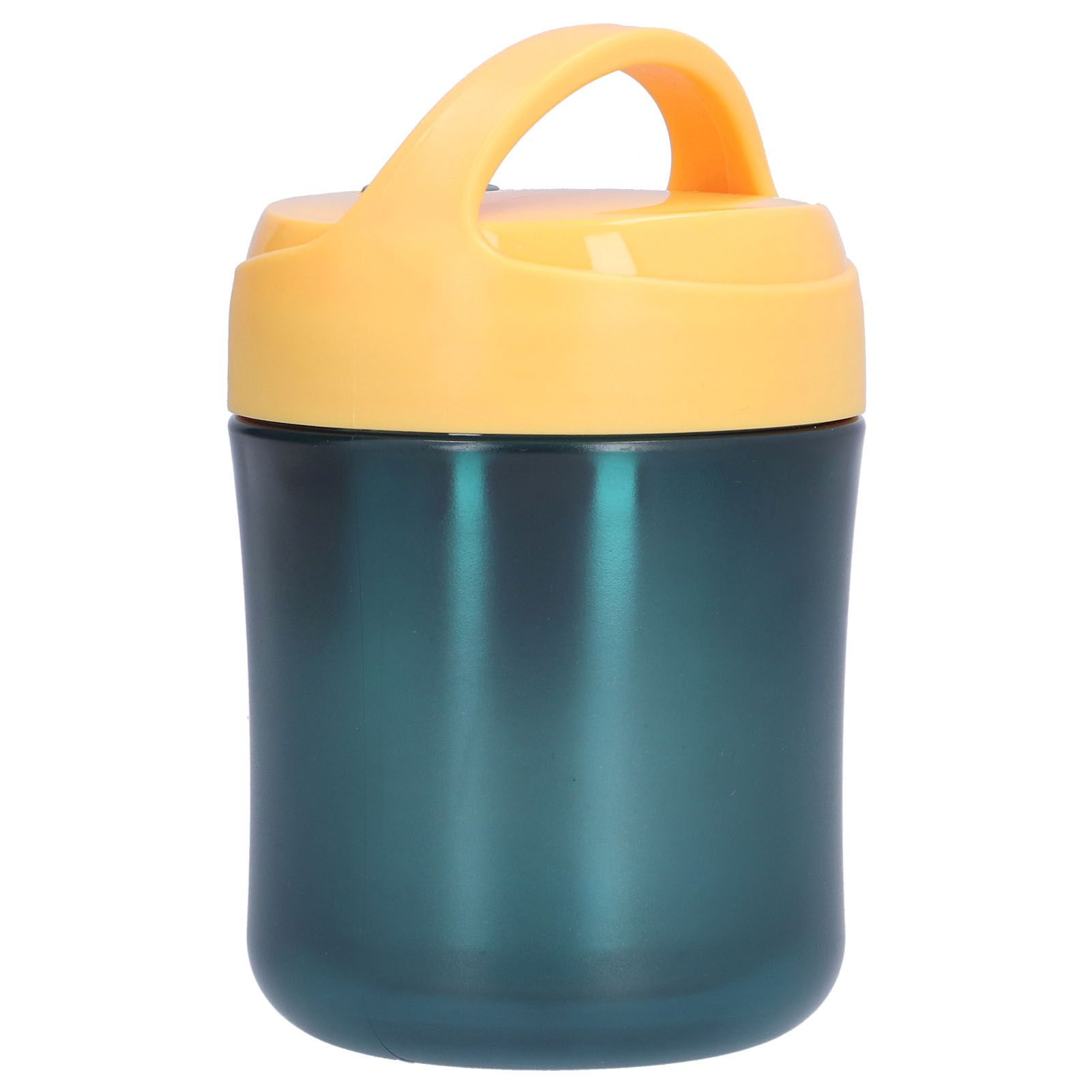Insulated Food Jar 500ml 304 Stainless Steel Silicone Waterproof Keep Warm Lunch Box for SoupYellow - Image 4