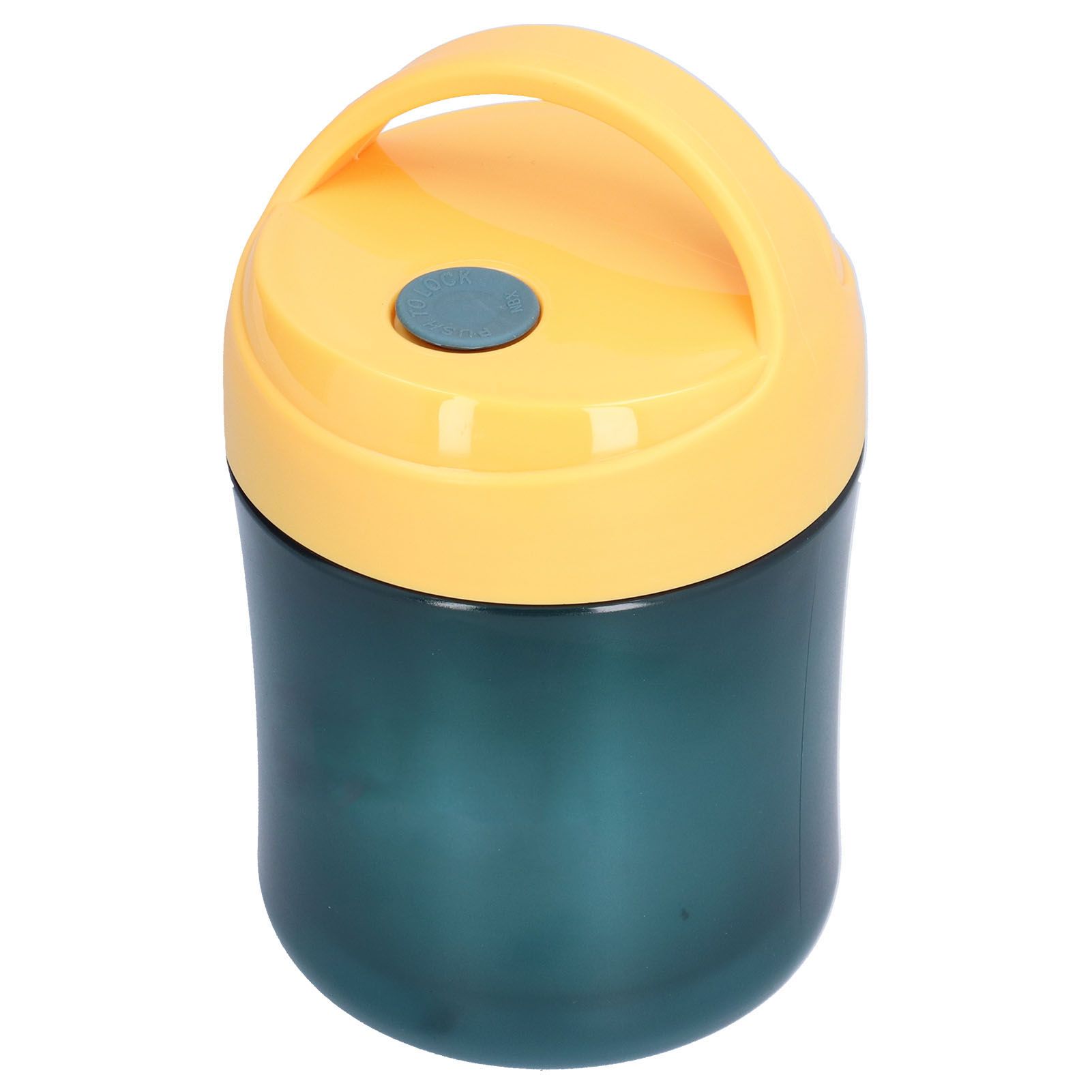 Insulated Food Jar 500ml 304 Stainless Steel Silicone Waterproof Keep Warm Lunch Box for SoupYellow - Image 6