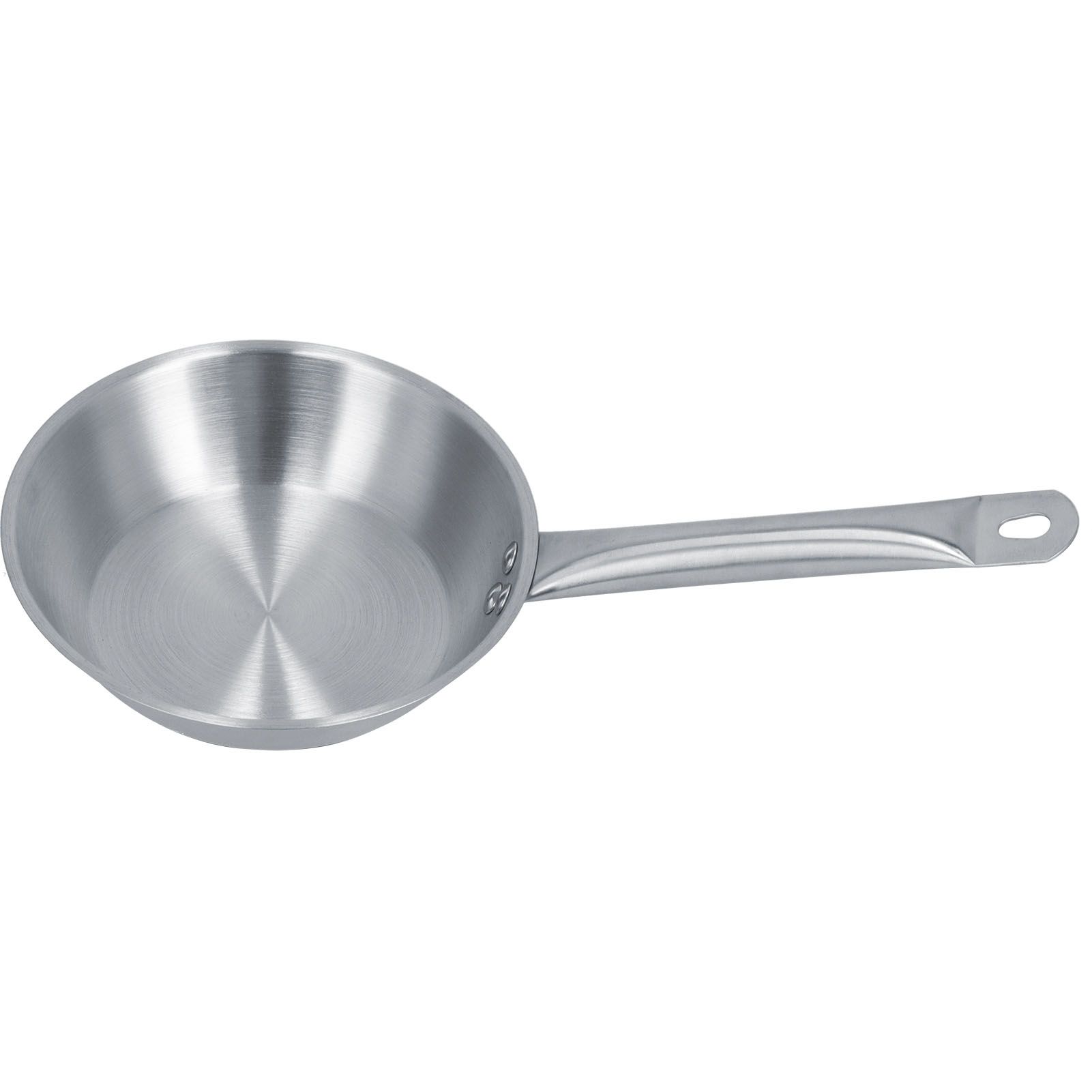 Stainless Steel Frying Pan Single Handle Fried Pan Cookware for Home induction Cooker7.9x2.0in - Image 3