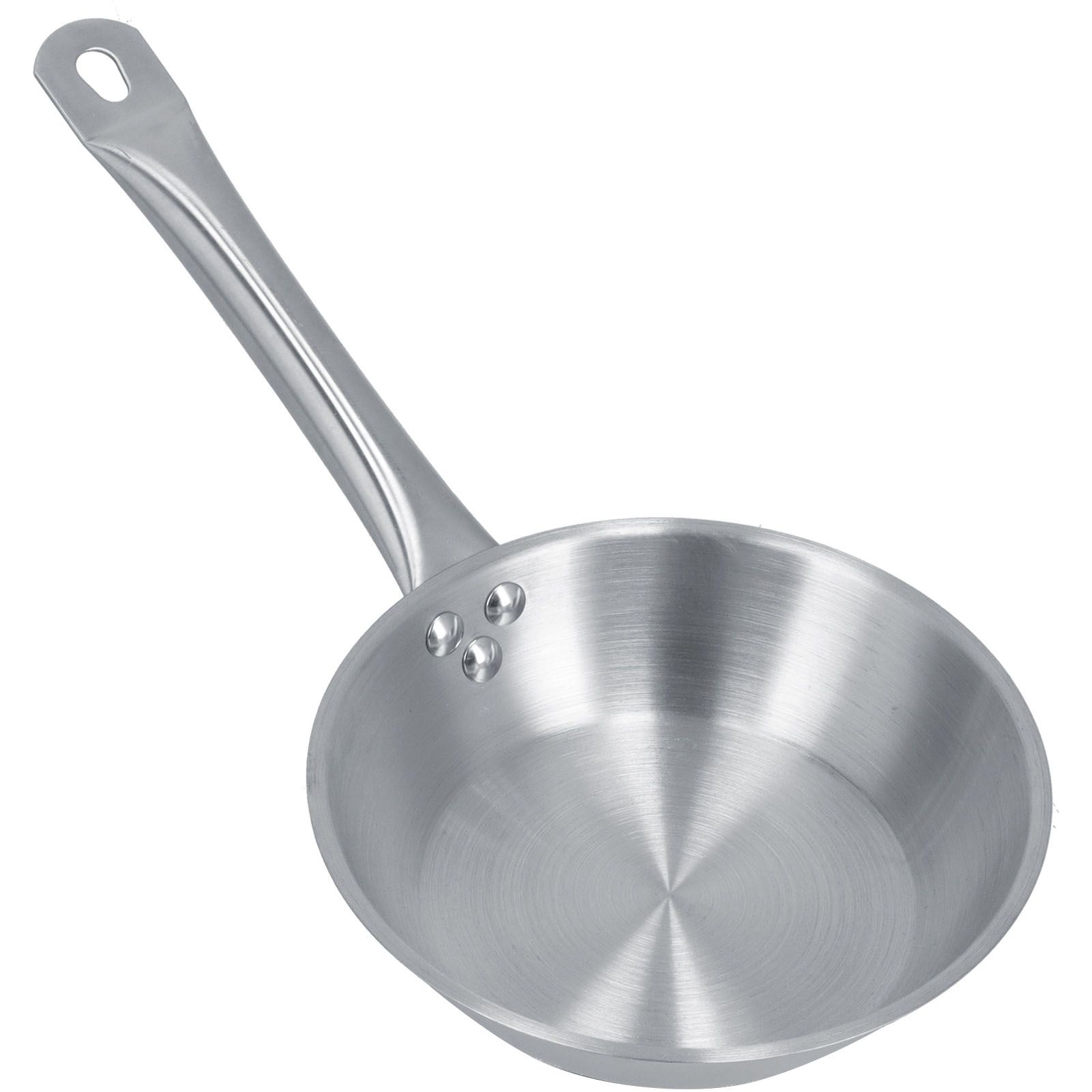 Stainless Steel Frying Pan Single Handle Fried Pan Cookware for Home induction Cooker7.9x2.0in - Image 8