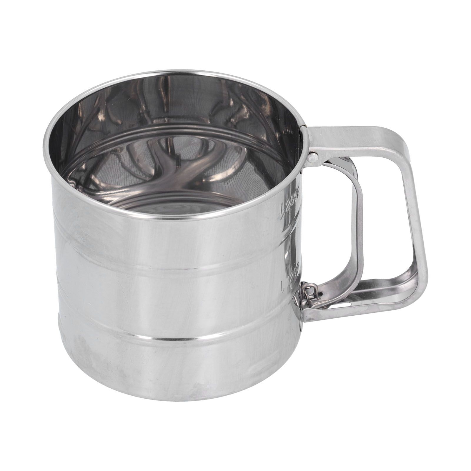 Stainless Steel Flour Sifter Baking Sugar Sifter Hand Held Sifter for Flour Icing Sugar - Image 1