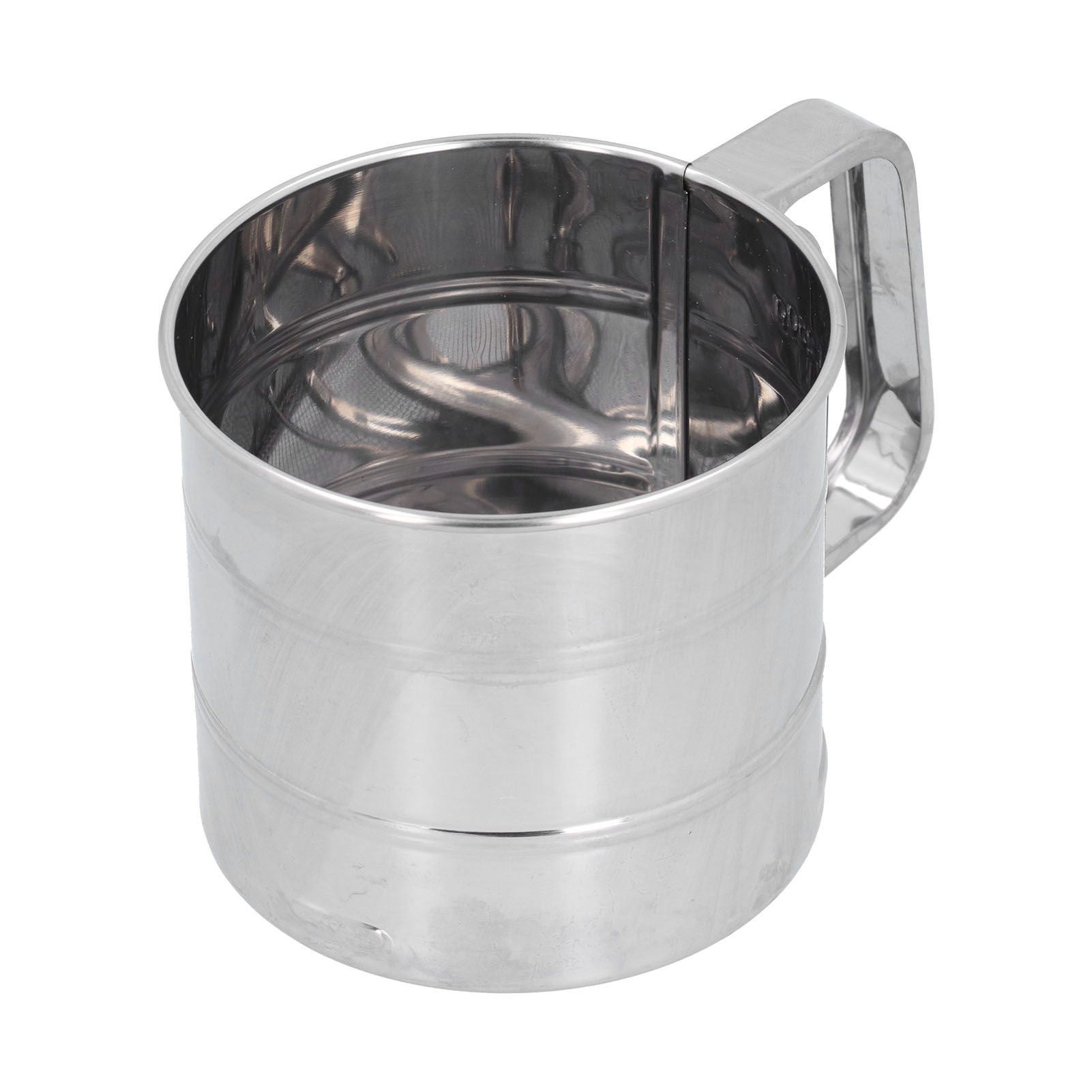 Stainless Steel Flour Sifter Baking Sugar Sifter Hand Held Sifter for Flour Icing Sugar - Image 3
