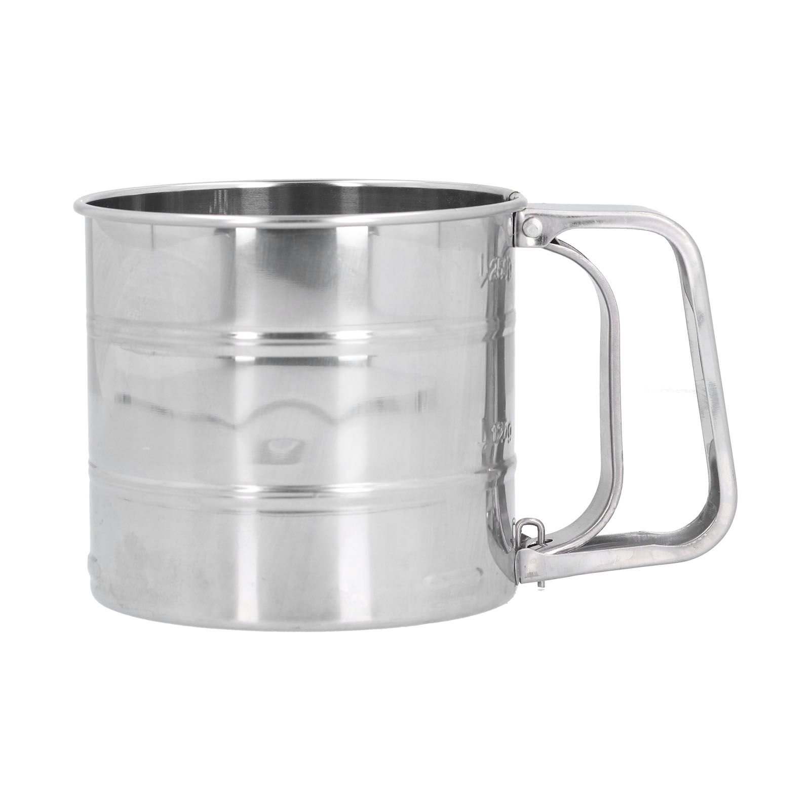 Stainless Steel Flour Sifter Baking Sugar Sifter Hand Held Sifter for Flour Icing Sugar - Image 4