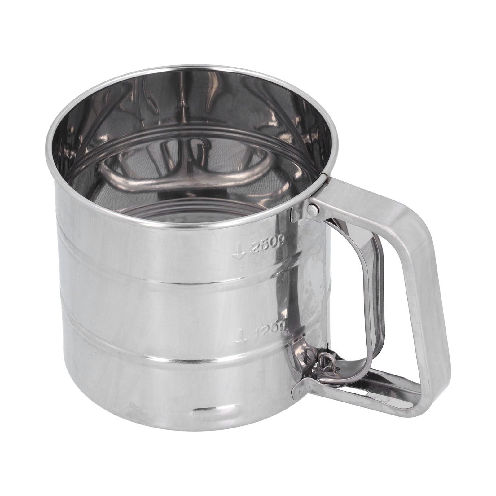 Stainless Steel Flour Sifter Baking Sugar Sifter Hand Held Sifter for Flour Icing Sugar - Image 7