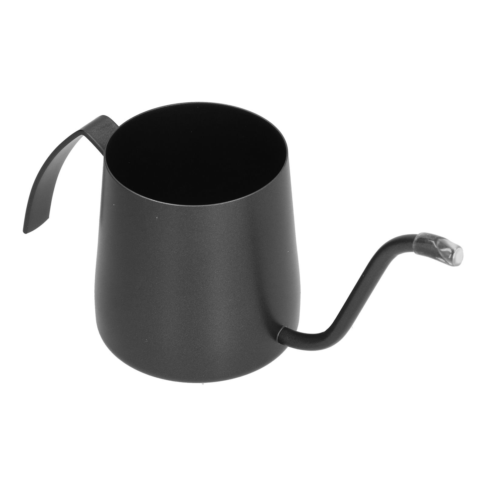 Coffee Pot Stainless Steel Long Narrow Spout Gooseneck Uncoated Tea Pot for Home Black350ml - Image 1