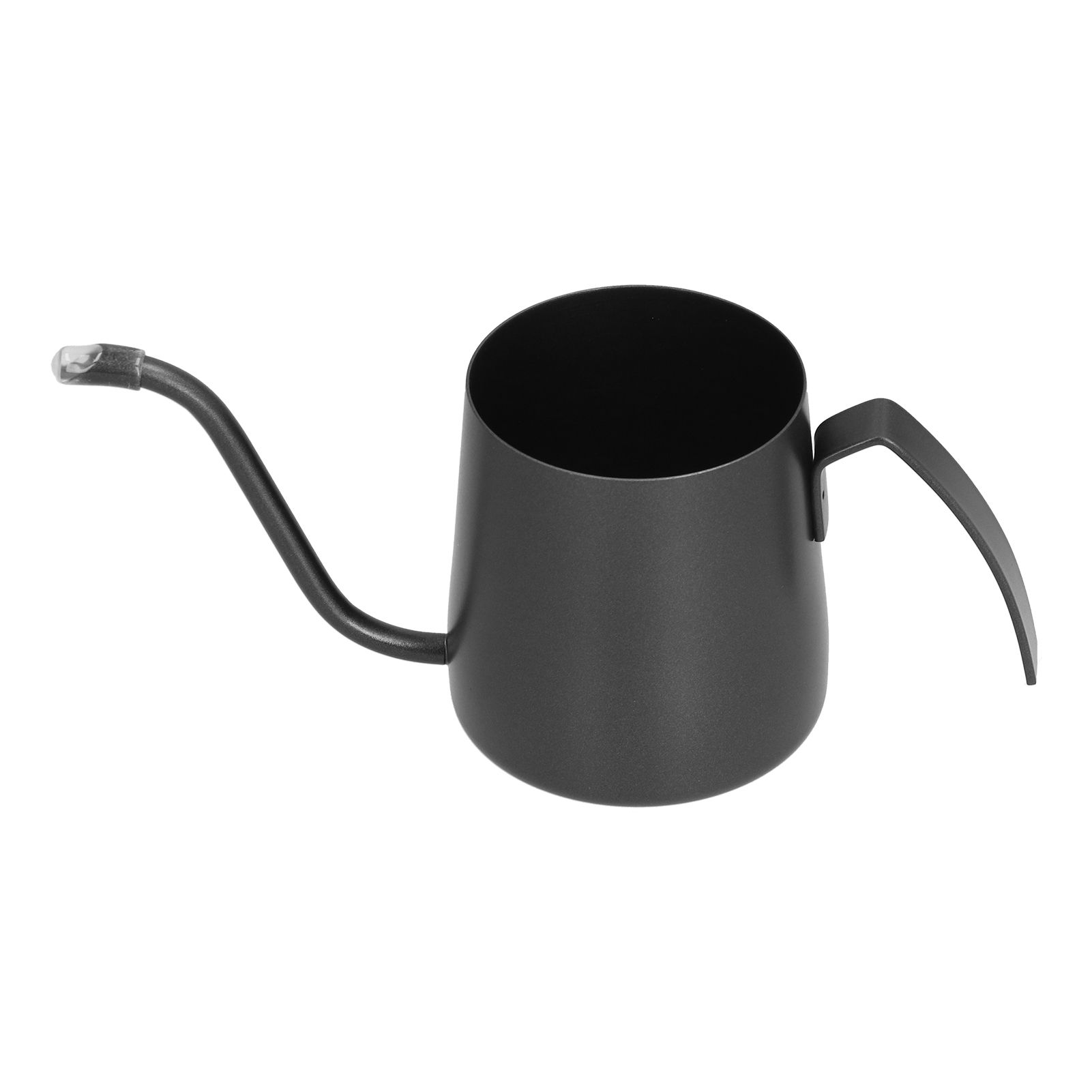 Coffee Pot Stainless Steel Long Narrow Spout Gooseneck Uncoated Tea Pot for Home Black350ml - Image 3