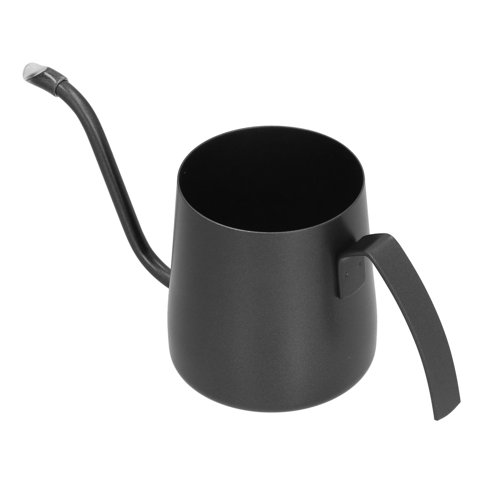 Coffee Pot Stainless Steel Long Narrow Spout Gooseneck Uncoated Tea Pot for Home Black350ml - Image 4