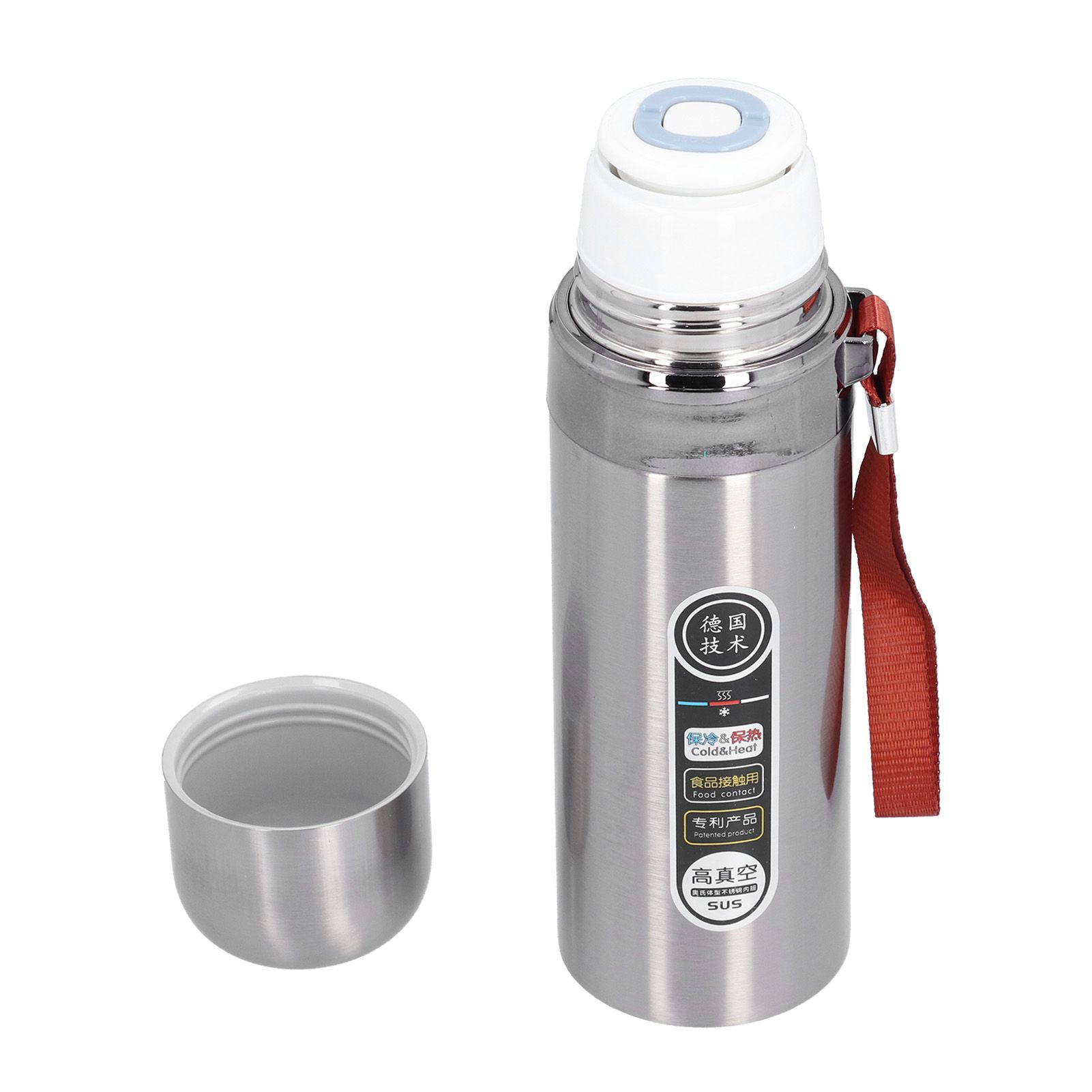 Thermal Cup 500ml 304 Stainless Steel Portable Tea Bottle for Home Travel Camping - Image 2