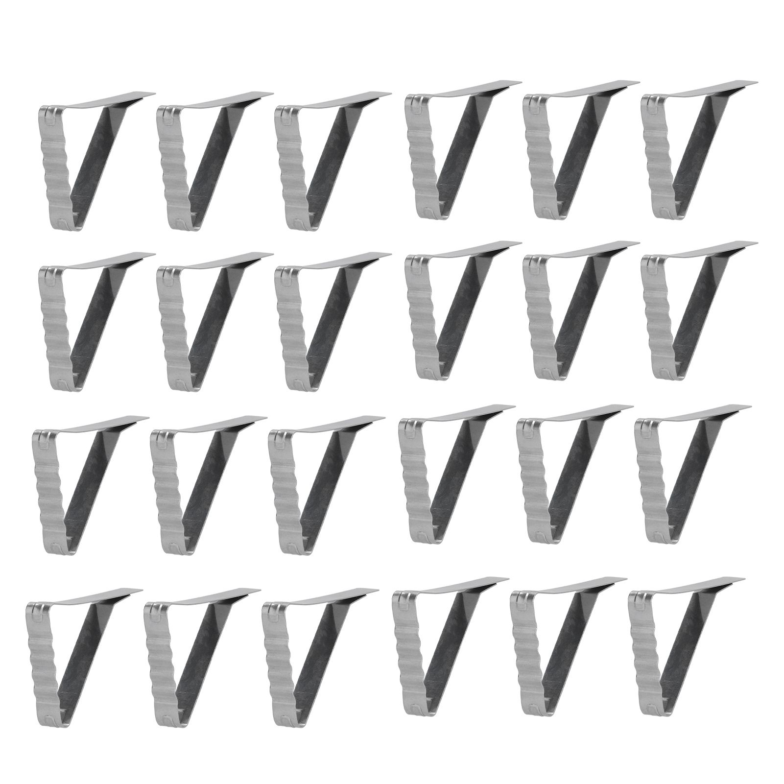 24pcs Table Cloth Holder Stainless Steel Stable Durable Table Cloth Clip for Outdoor Garden Picnic - Image 3
