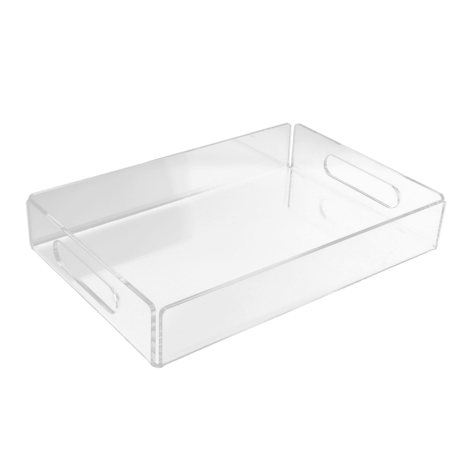 Acrylic Fruit Towel Tray Lightweight Breakfast Cheese Serving Tray with Handles for KTV Hotel - Image 3