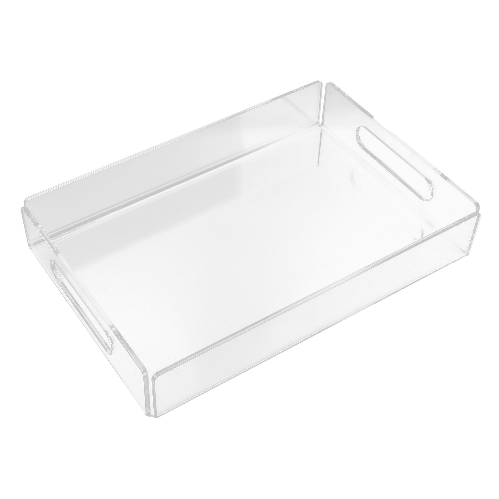 Acrylic Fruit Towel Tray Lightweight Breakfast Cheese Serving Tray with Handles for KTV Hotel - Image 4
