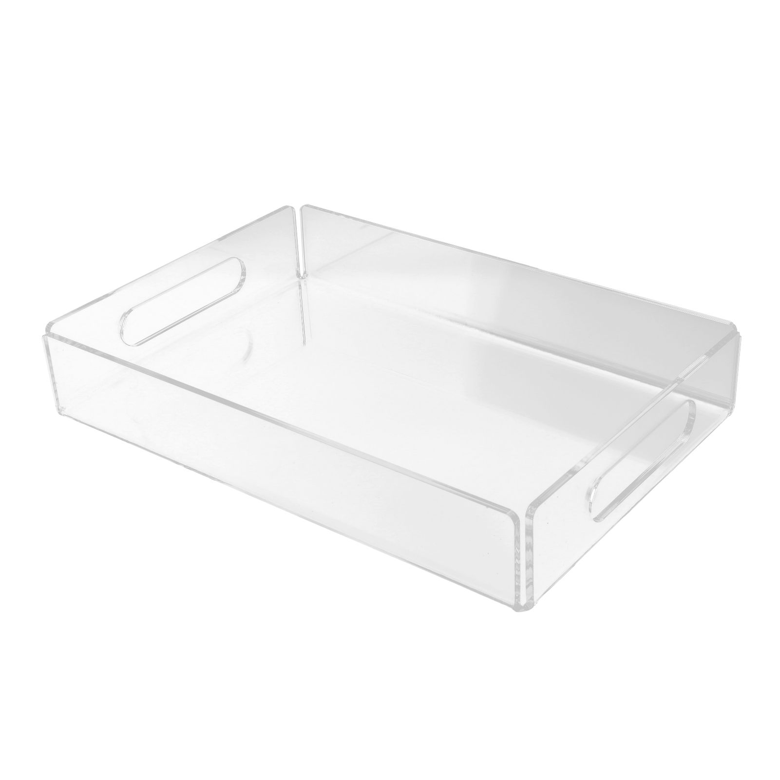 Acrylic Fruit Towel Tray Lightweight Breakfast Cheese Serving Tray with Handles for KTV Hotel - Image 5