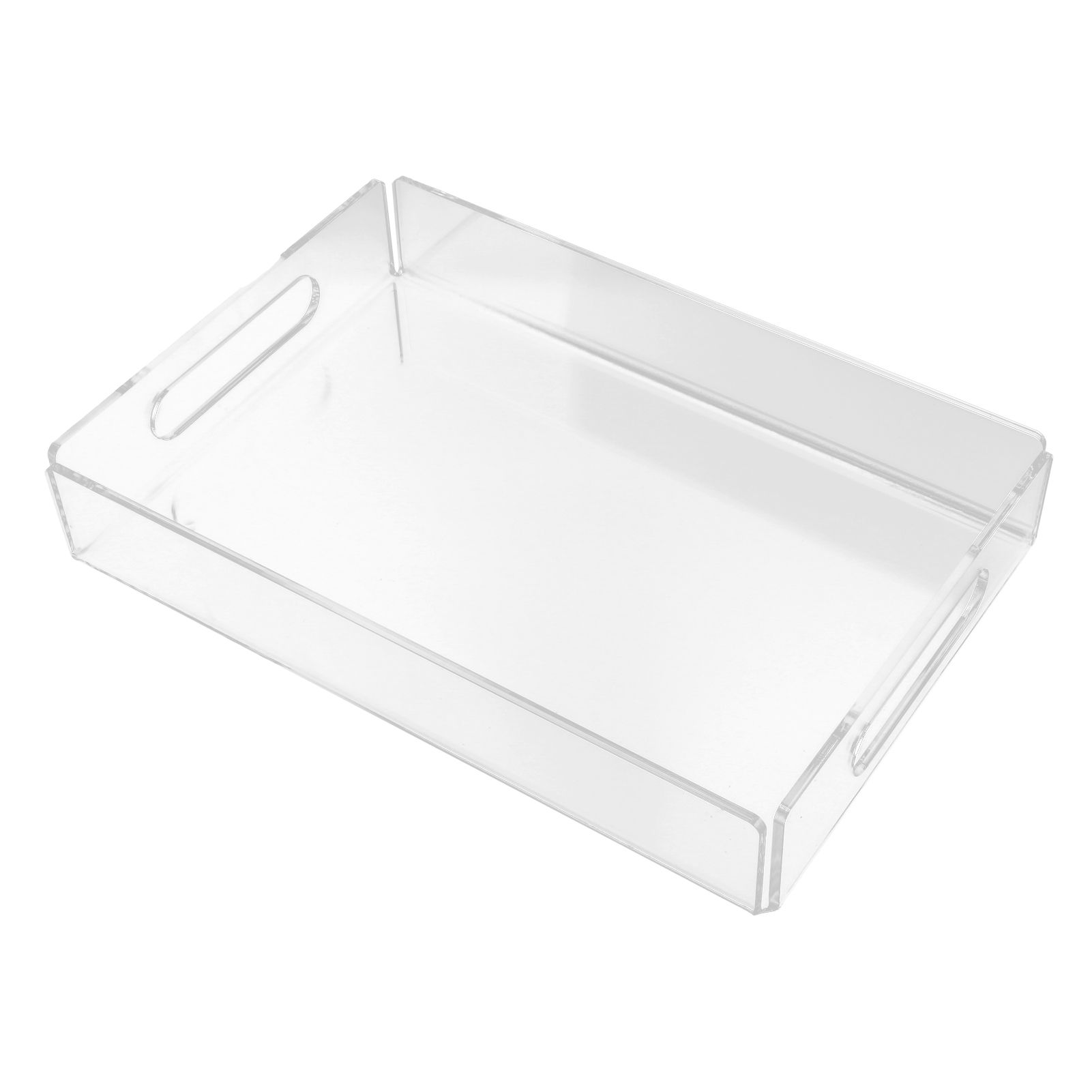 Acrylic Fruit Towel Tray Lightweight Breakfast Cheese Serving Tray with Handles for KTV Hotel - Image 6