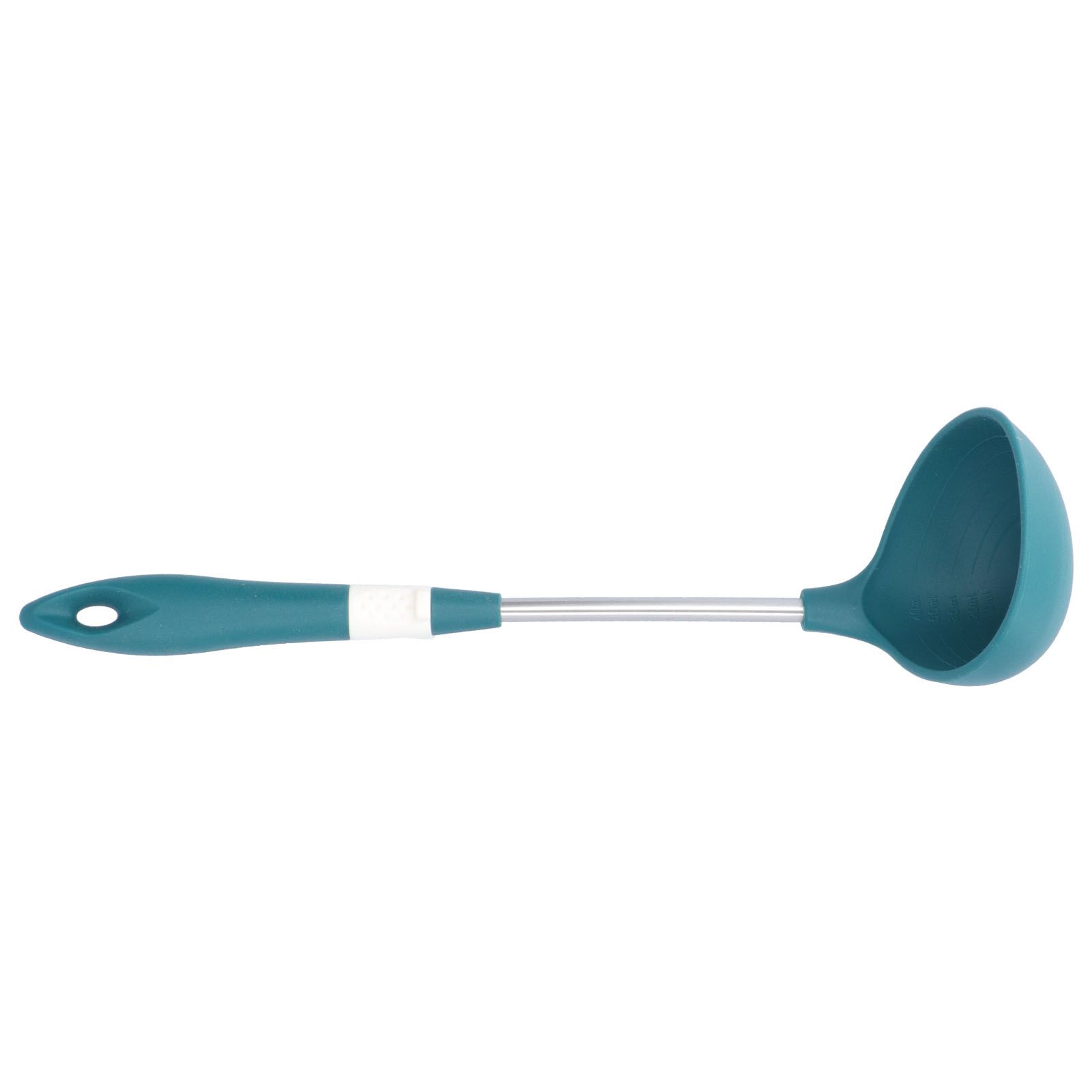 Silicone Cooking Utensils Silicone Stainless Steel Heat Insulation Anti Scalding Comfortable Grip Cooking UtensilsSpoon - Image 2