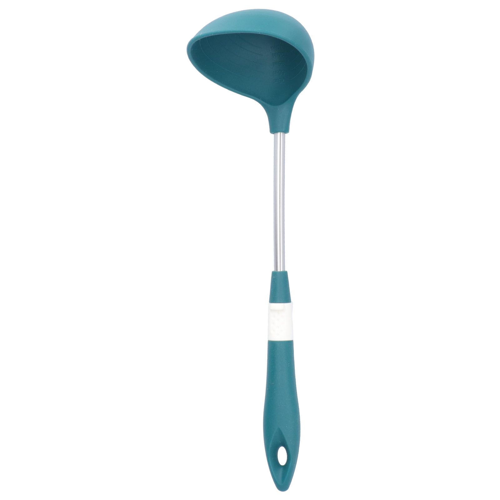 Silicone Cooking Utensils Silicone Stainless Steel Heat Insulation Anti Scalding Comfortable Grip Cooking UtensilsSpoon - Image 4