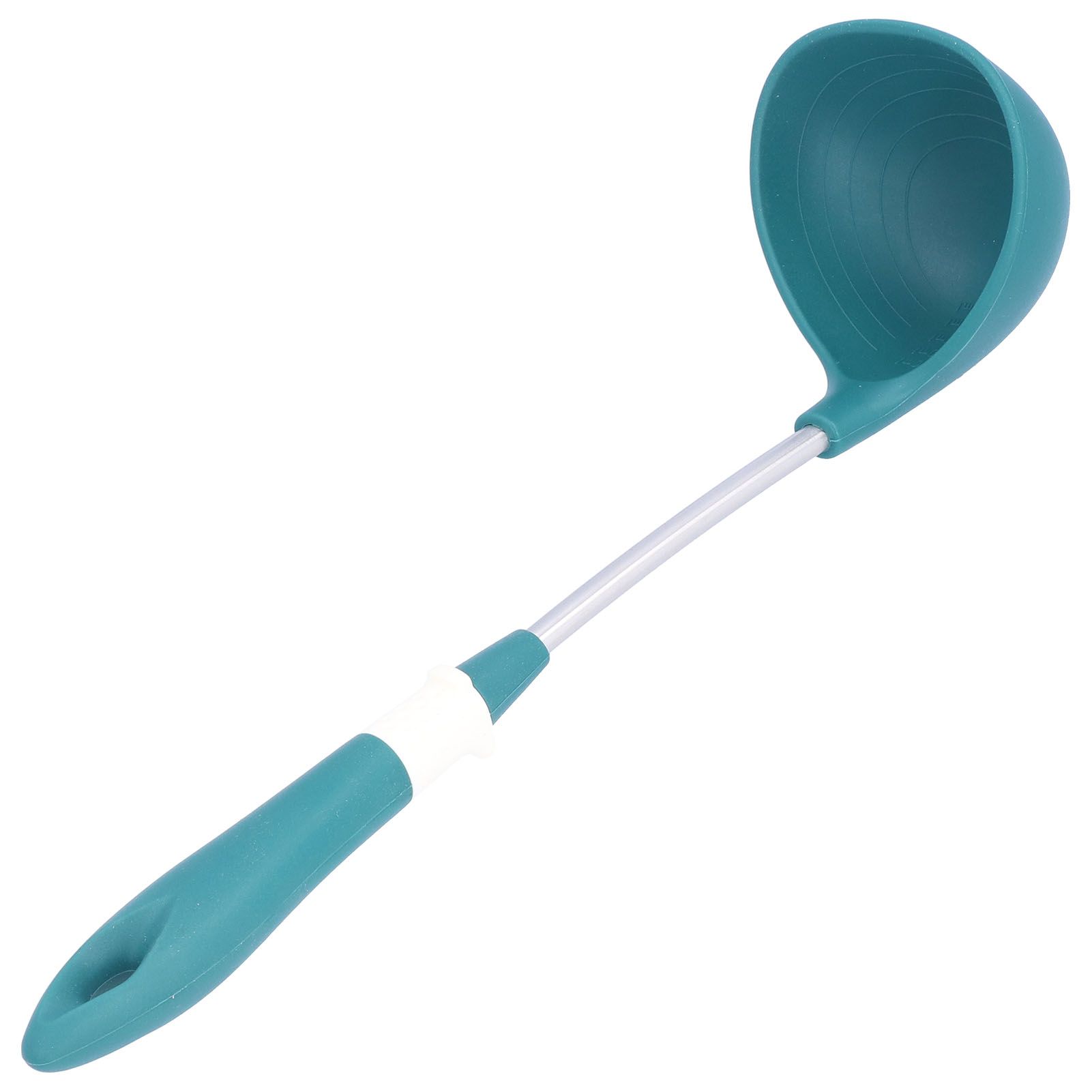 Silicone Cooking Utensils Silicone Stainless Steel Heat Insulation Anti Scalding Comfortable Grip Cooking UtensilsSpoon - Image 7