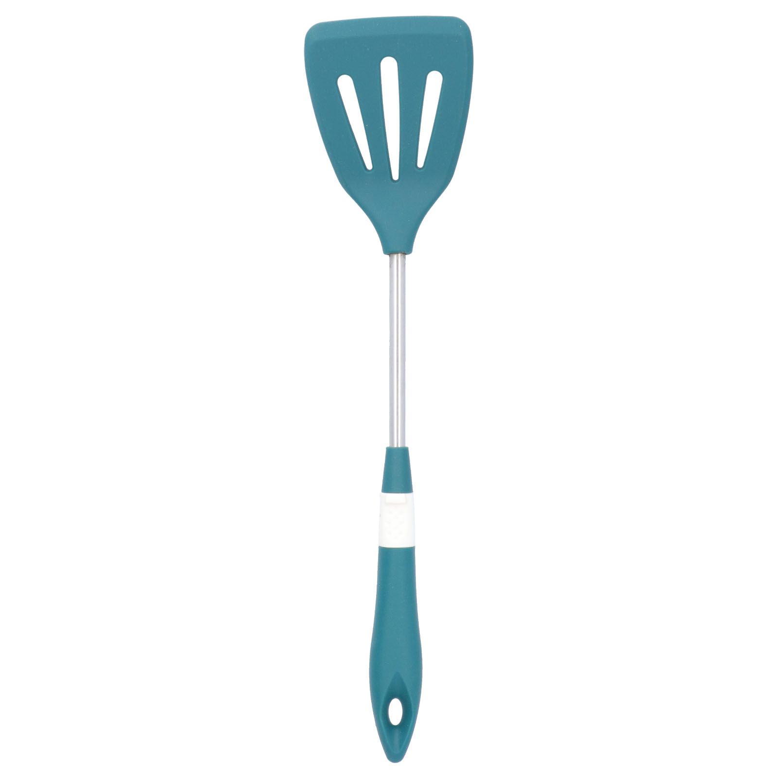 Silicone Cooking Utensils Silicone Stainless Steel Heat Insulation Anti Scalding Comfortable Grip Cooking UtensilsHollow Shovel - Image 4