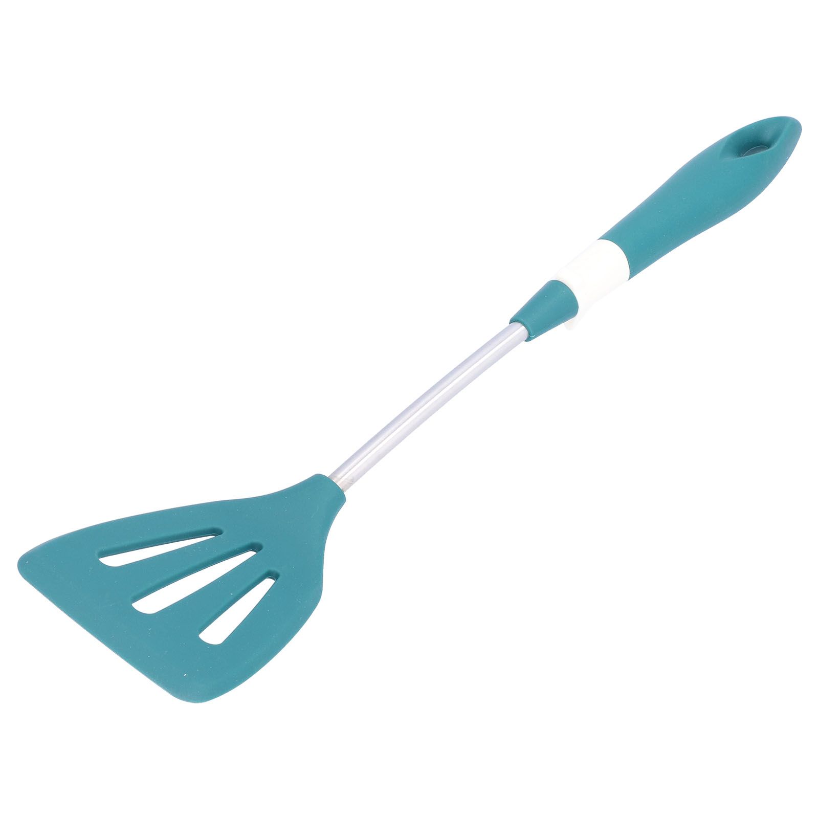 Silicone Cooking Utensils Silicone Stainless Steel Heat Insulation Anti Scalding Comfortable Grip Cooking UtensilsHollow Shovel - Image 5