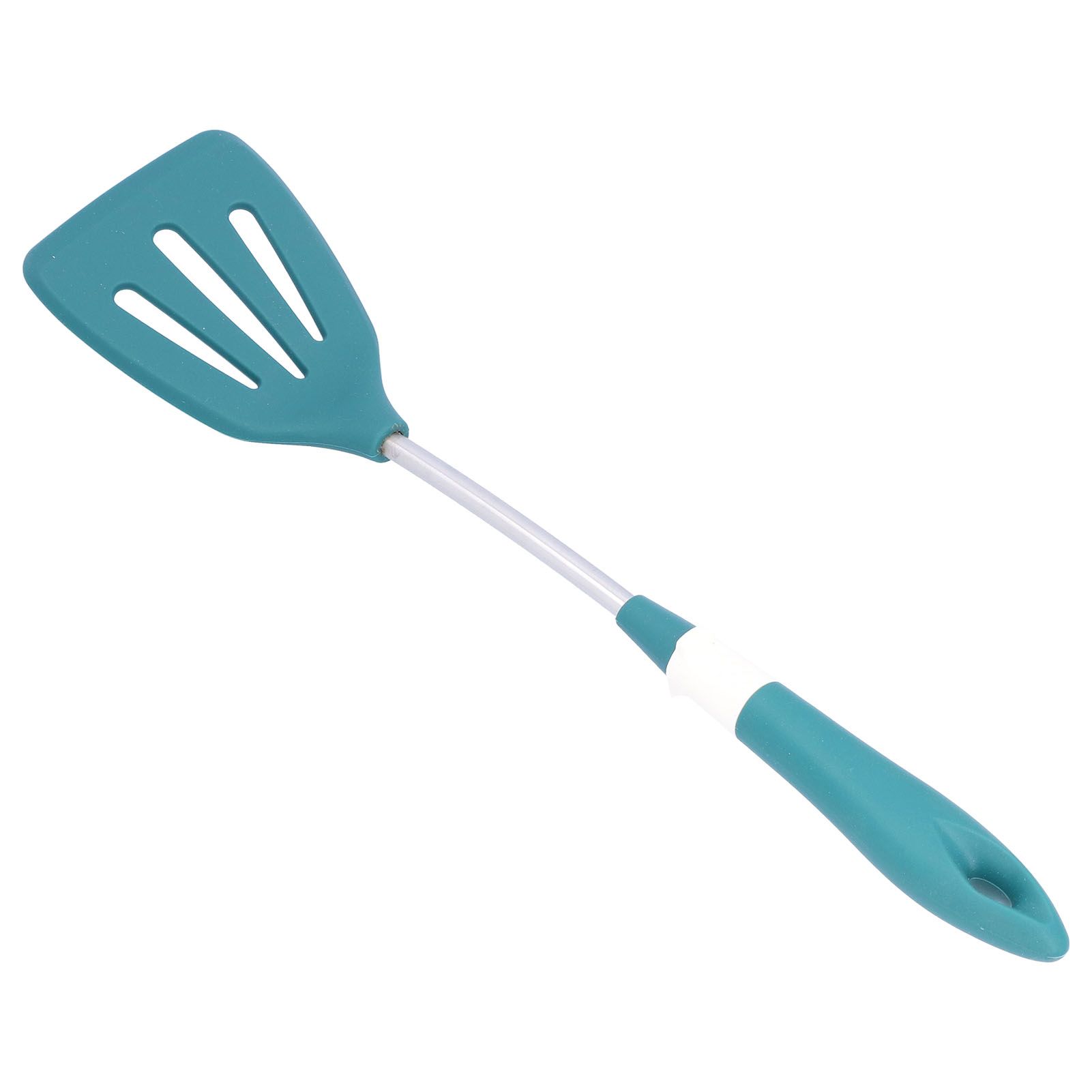 Silicone Cooking Utensils Silicone Stainless Steel Heat Insulation Anti Scalding Comfortable Grip Cooking UtensilsHollow Shovel - Image 6
