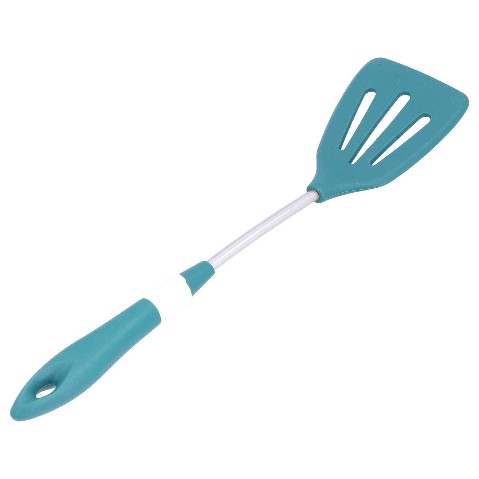 Silicone Cooking Utensils Silicone Stainless Steel Heat Insulation Anti Scalding Comfortable Grip Cooking UtensilsHollow Shovel - Image 7
