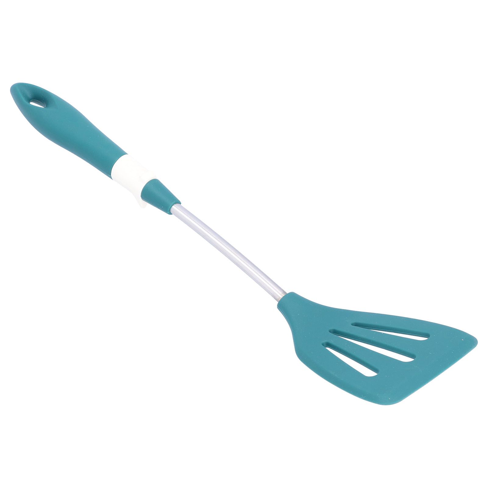 Silicone Cooking Utensils Silicone Stainless Steel Heat Insulation Anti Scalding Comfortable Grip Cooking UtensilsHollow Shovel - Image 8