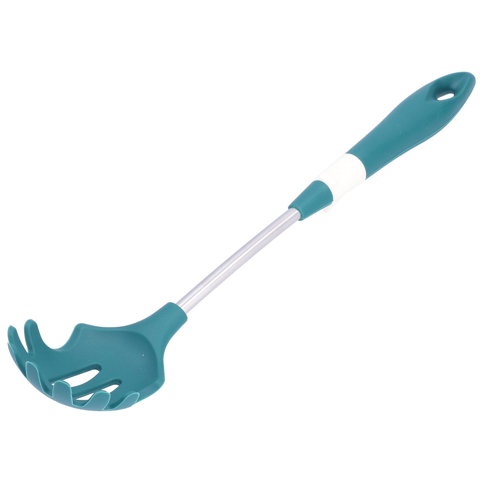 Silicone Cooking Utensils Silicone Stainless Steel Heat Insulation Anti Scalding Comfortable Grip Cooking UtensilsNoodle Strainer - Image 5