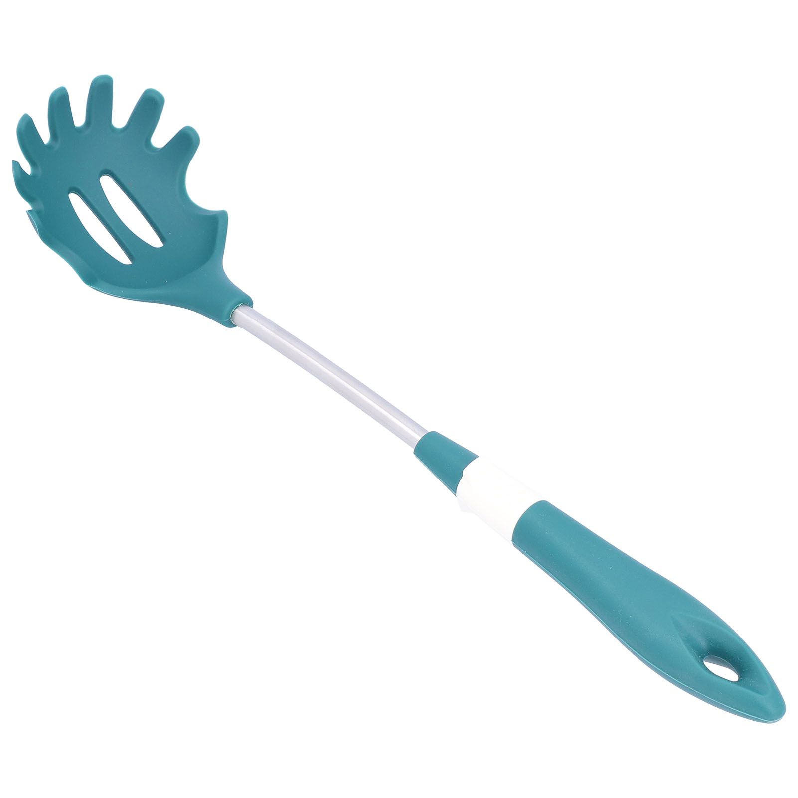 Silicone Cooking Utensils Silicone Stainless Steel Heat Insulation Anti Scalding Comfortable Grip Cooking UtensilsNoodle Strainer - Image 6
