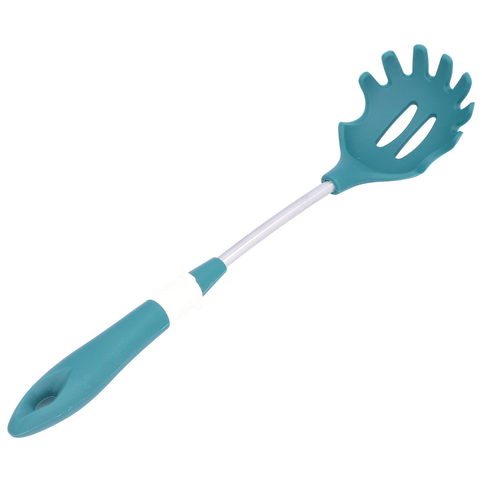 Silicone Cooking Utensils Silicone Stainless Steel Heat Insulation Anti Scalding Comfortable Grip Cooking UtensilsNoodle Strainer - Image 7