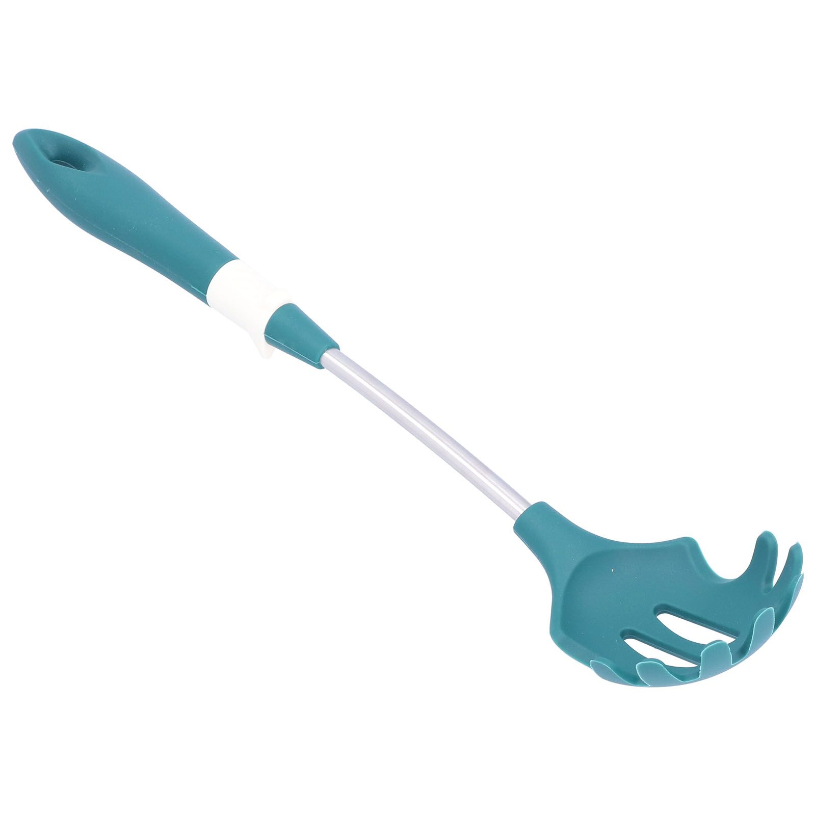 Silicone Cooking Utensils Silicone Stainless Steel Heat Insulation Anti Scalding Comfortable Grip Cooking UtensilsNoodle Strainer - Image 8