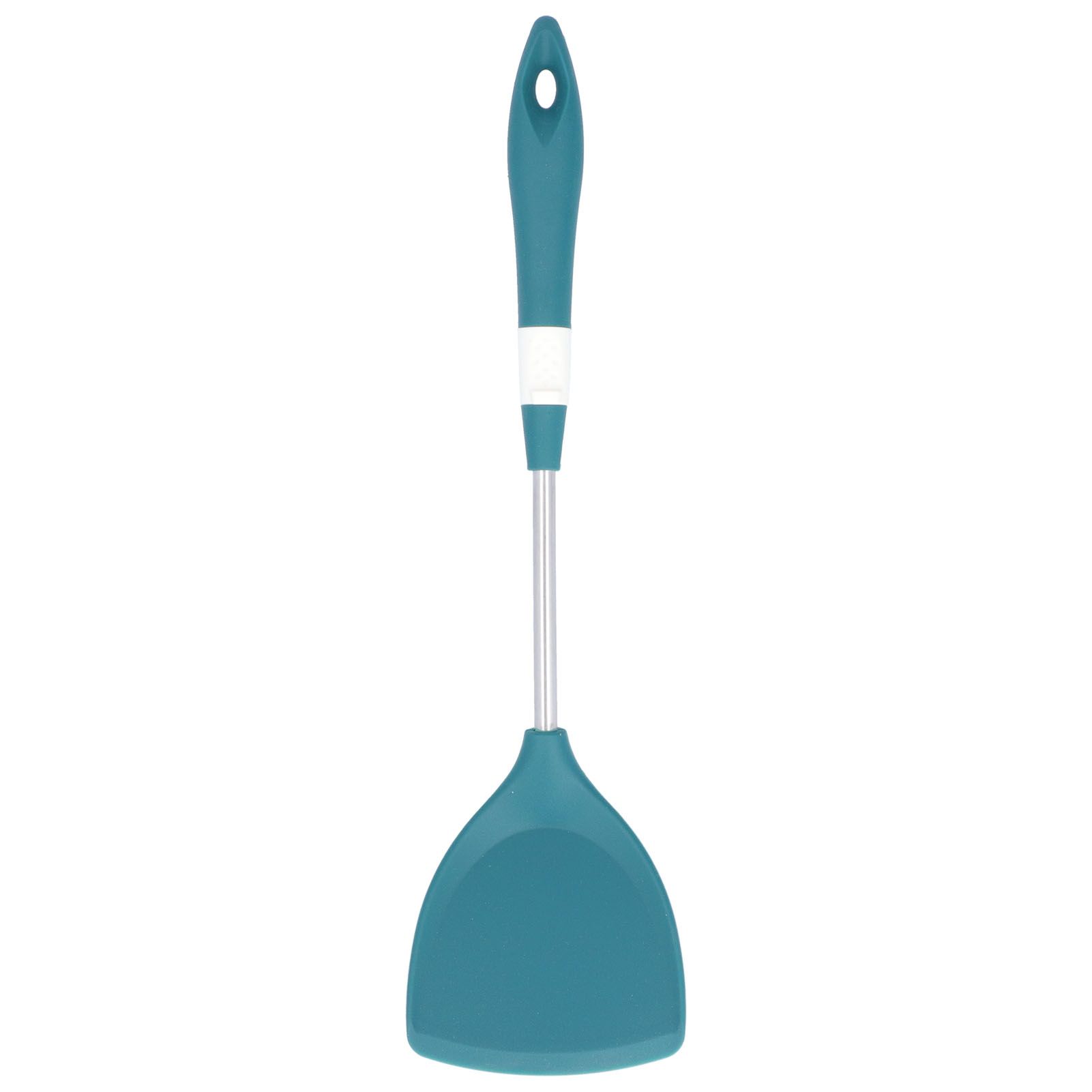 Silicone Cooking Utensils Silicone Stainless Steel Heat Insulation Anti Scalding Comfortable Grip Cooking UtensilsSpatula - Image 1