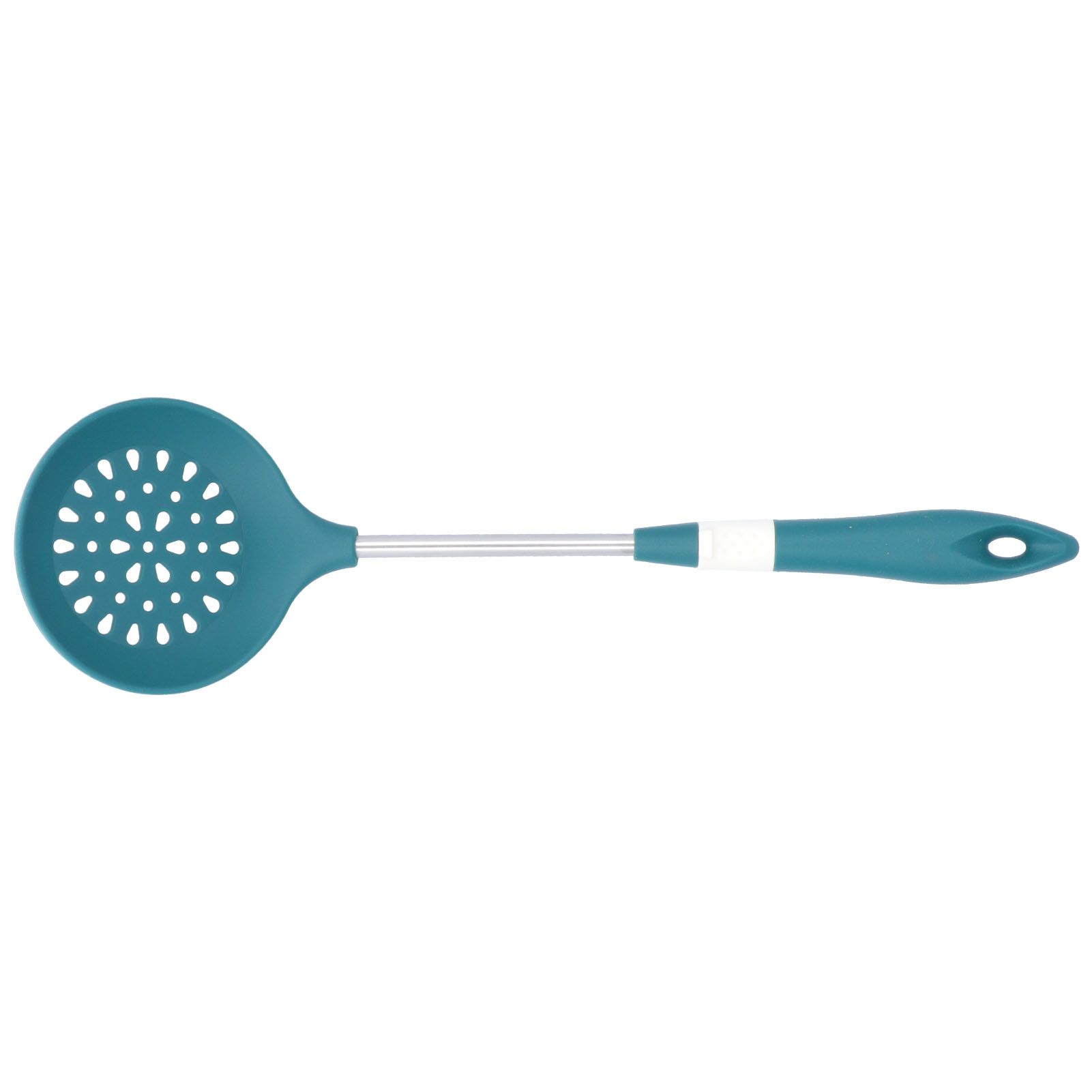 Silicone Cooking Utensils Silicone Stainless Steel Heat Insulation Anti Scalding Comfortable Grip Cooking UtensilsColander - Image 2