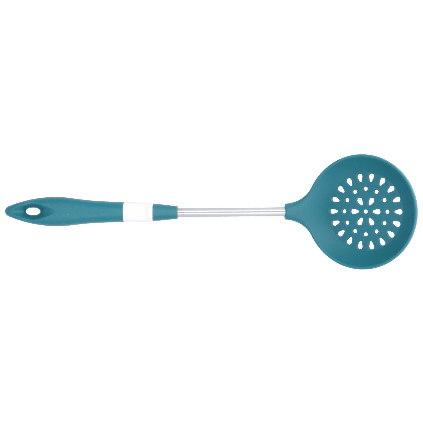 Silicone Cooking Utensils Silicone Stainless Steel Heat Insulation Anti Scalding Comfortable Grip Cooking UtensilsColander - Image 3