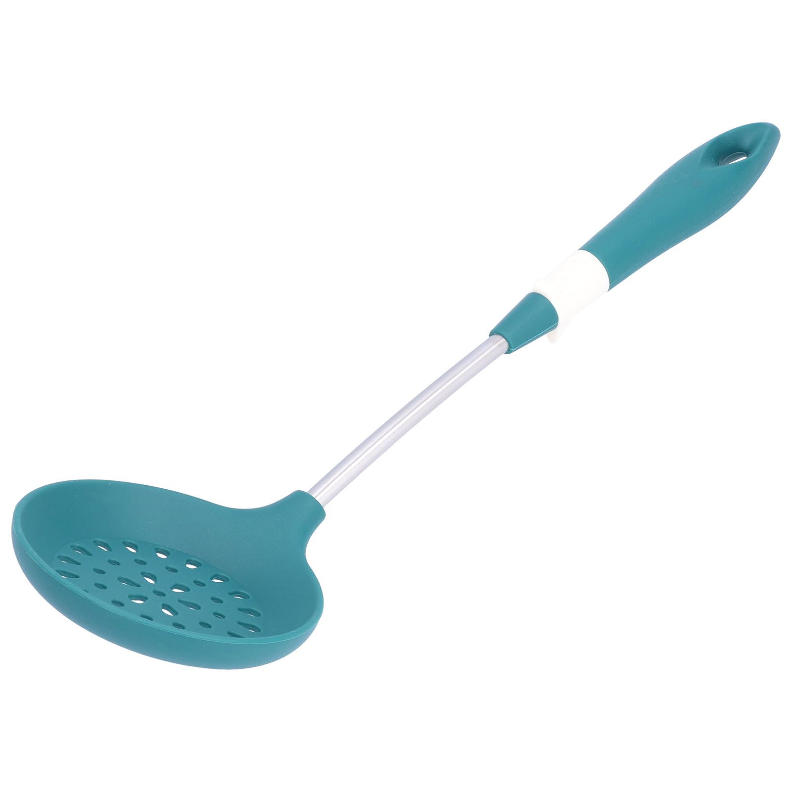 Silicone Cooking Utensils Silicone Stainless Steel Heat Insulation Anti Scalding Comfortable Grip Cooking UtensilsColander - Image 5