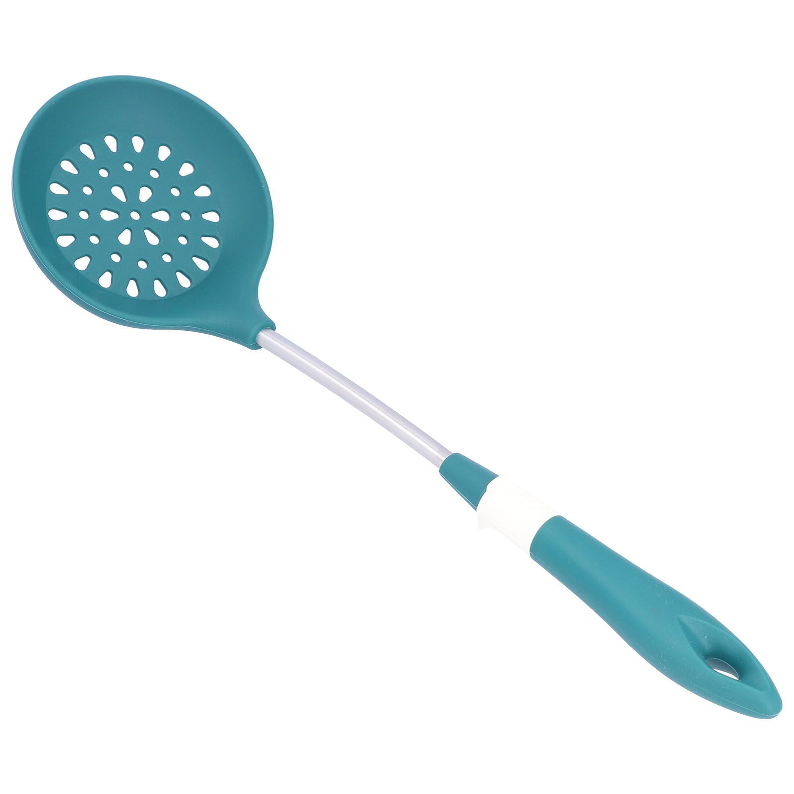 Silicone Cooking Utensils Silicone Stainless Steel Heat Insulation Anti Scalding Comfortable Grip Cooking UtensilsColander - Image 6
