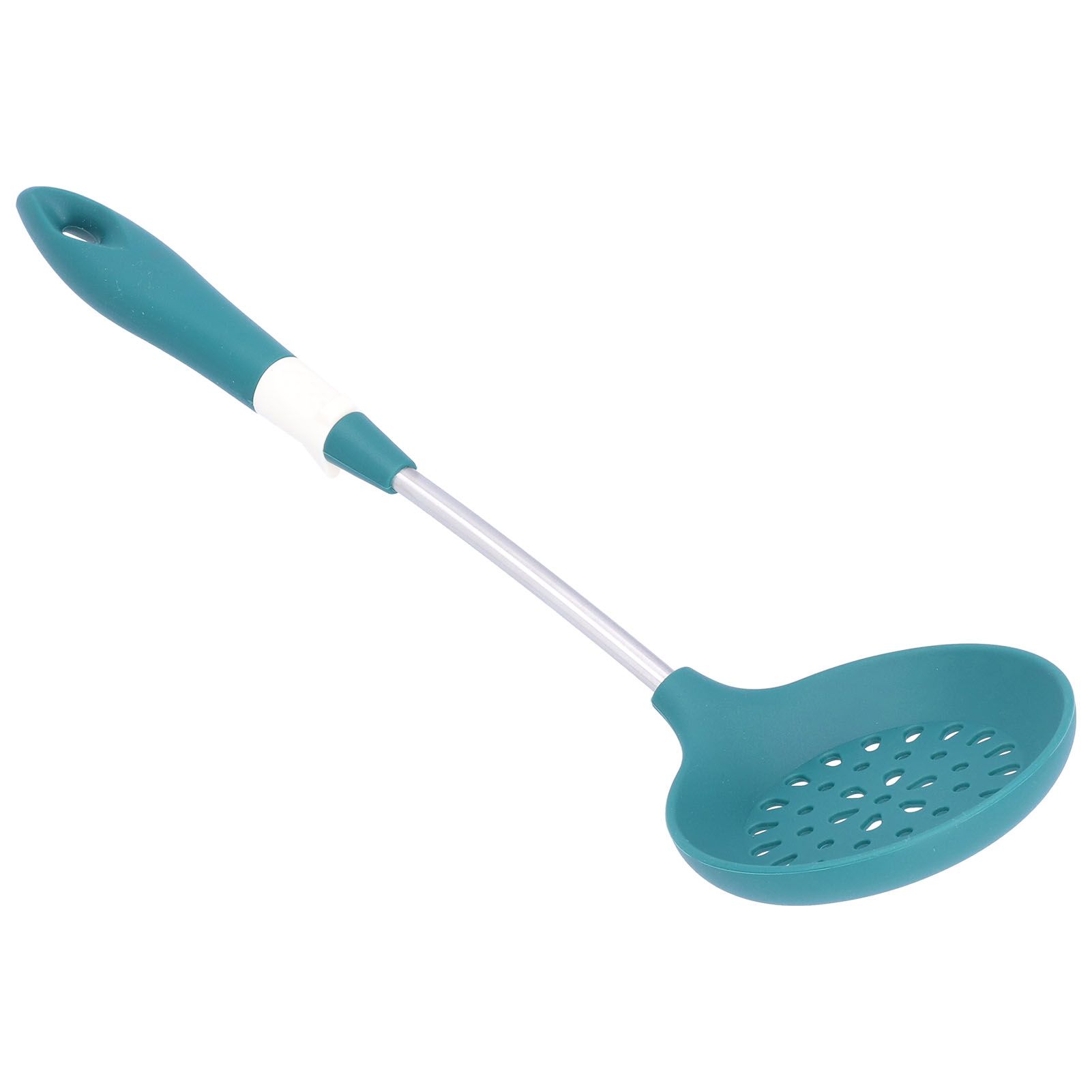 Silicone Cooking Utensils Silicone Stainless Steel Heat Insulation Anti Scalding Comfortable Grip Cooking UtensilsColander - Image 8