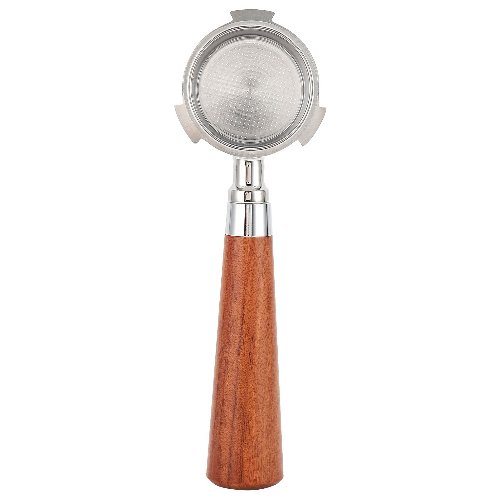 Coffee Bottomless Portafilter Stainless Steel Filter Holder Basket Replacement Tool Coffee Machine Accessory51mm Rosewood - Image 2