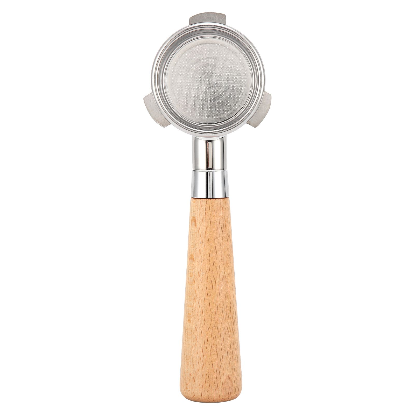 Coffee Bottomless Portafilter Stainless Steel Filter Holder Basket Replacement Tool Coffee Machine Accessory54mm Beech - Image 2