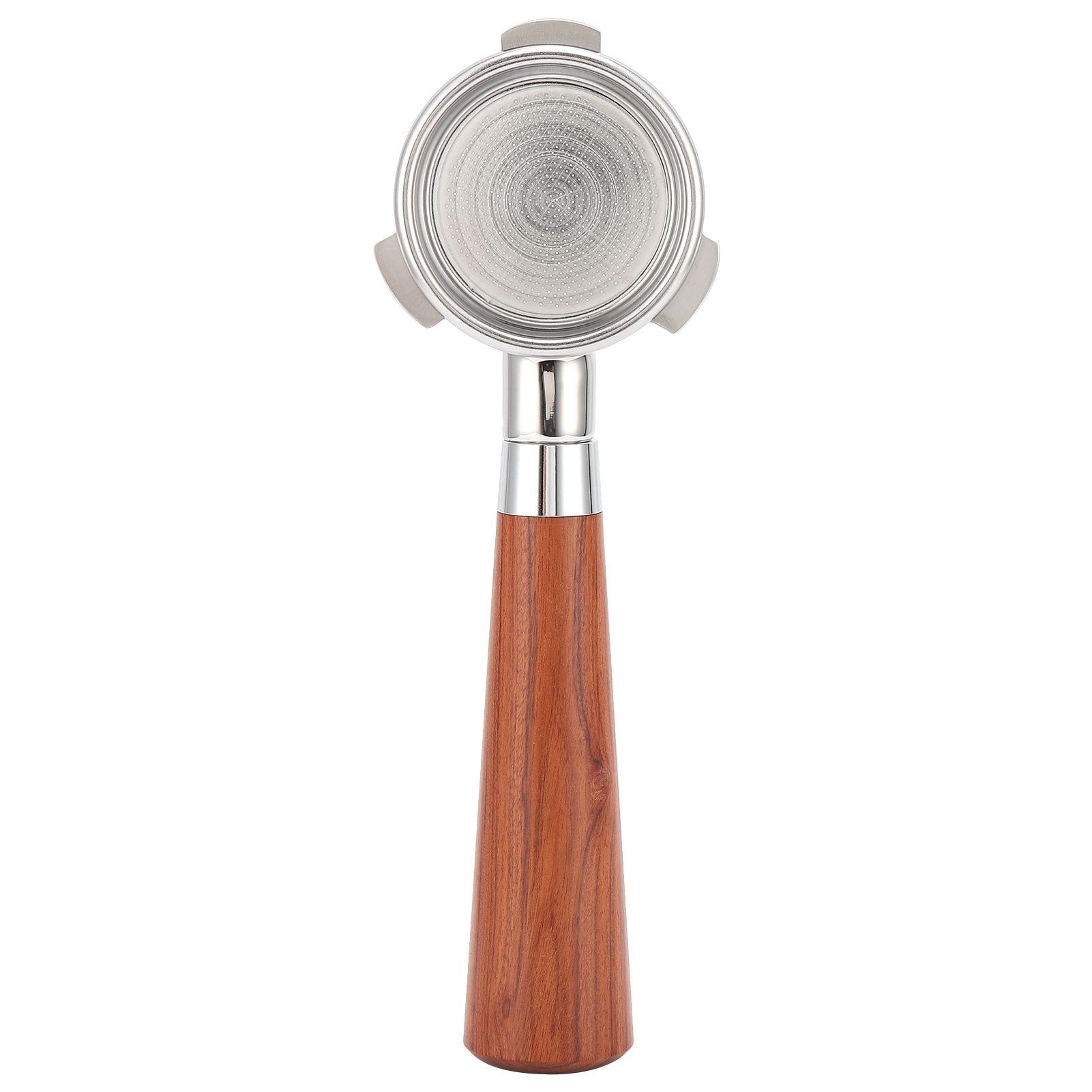 Coffee Bottomless Portafilter Stainless Steel Filter Holder Basket Replacement Tool Coffee Machine Accessory54mm Rosewood - Image 2