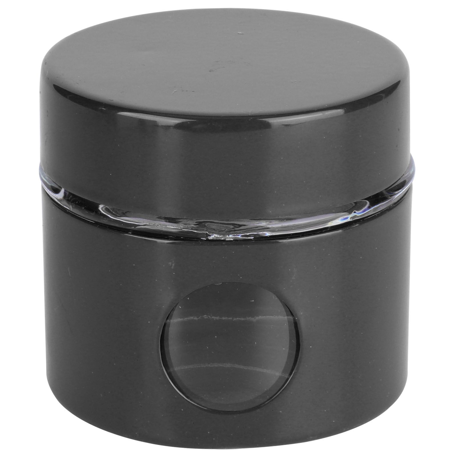 Coffee Bean Container Iron Glass Mini Sealed Jar Kitchen Storage Tank for Beans TeaBlack - Image 2