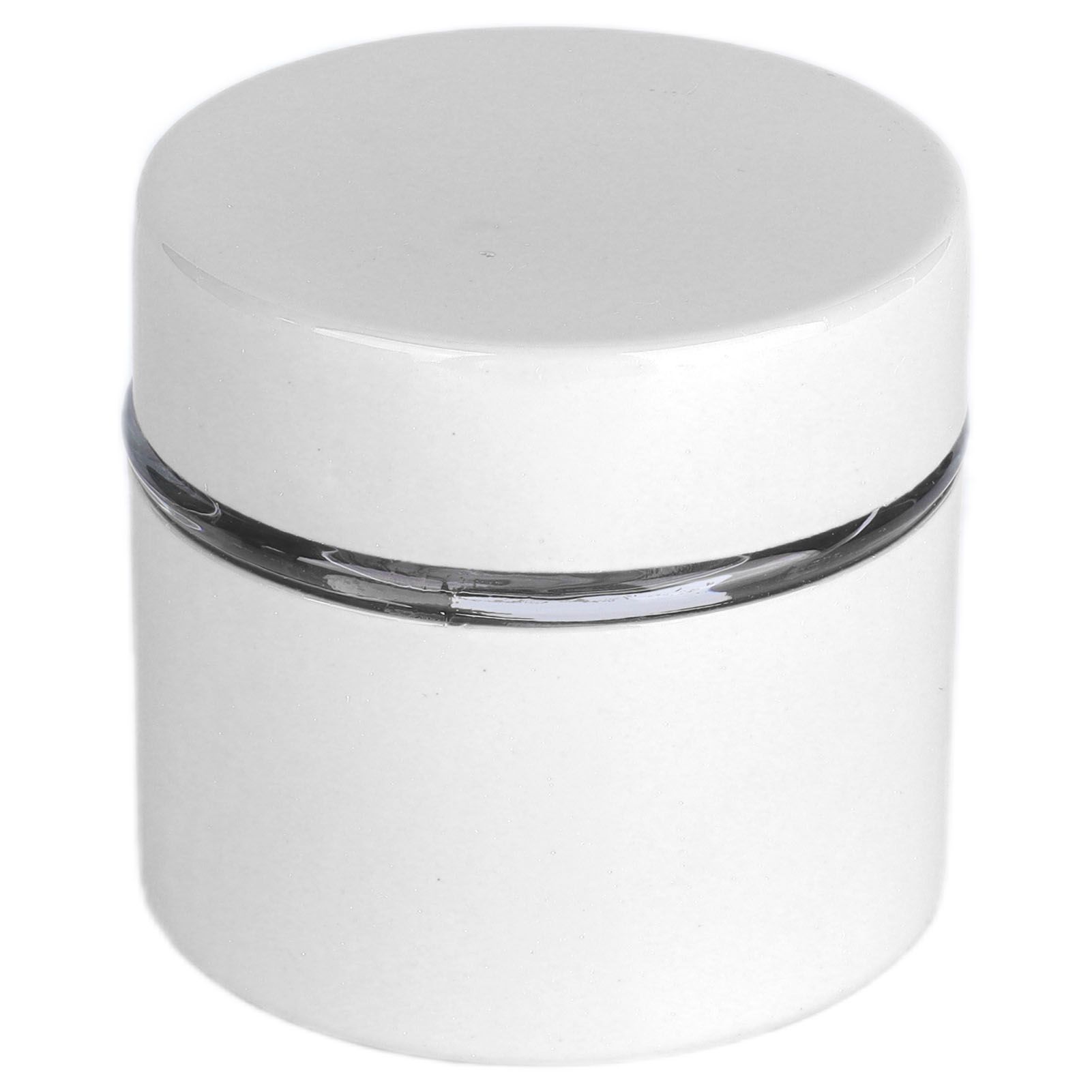Coffee Bean Container Iron Glass Mini Sealed Jar Kitchen Storage Tank for Beans TeaWhite - Image 3