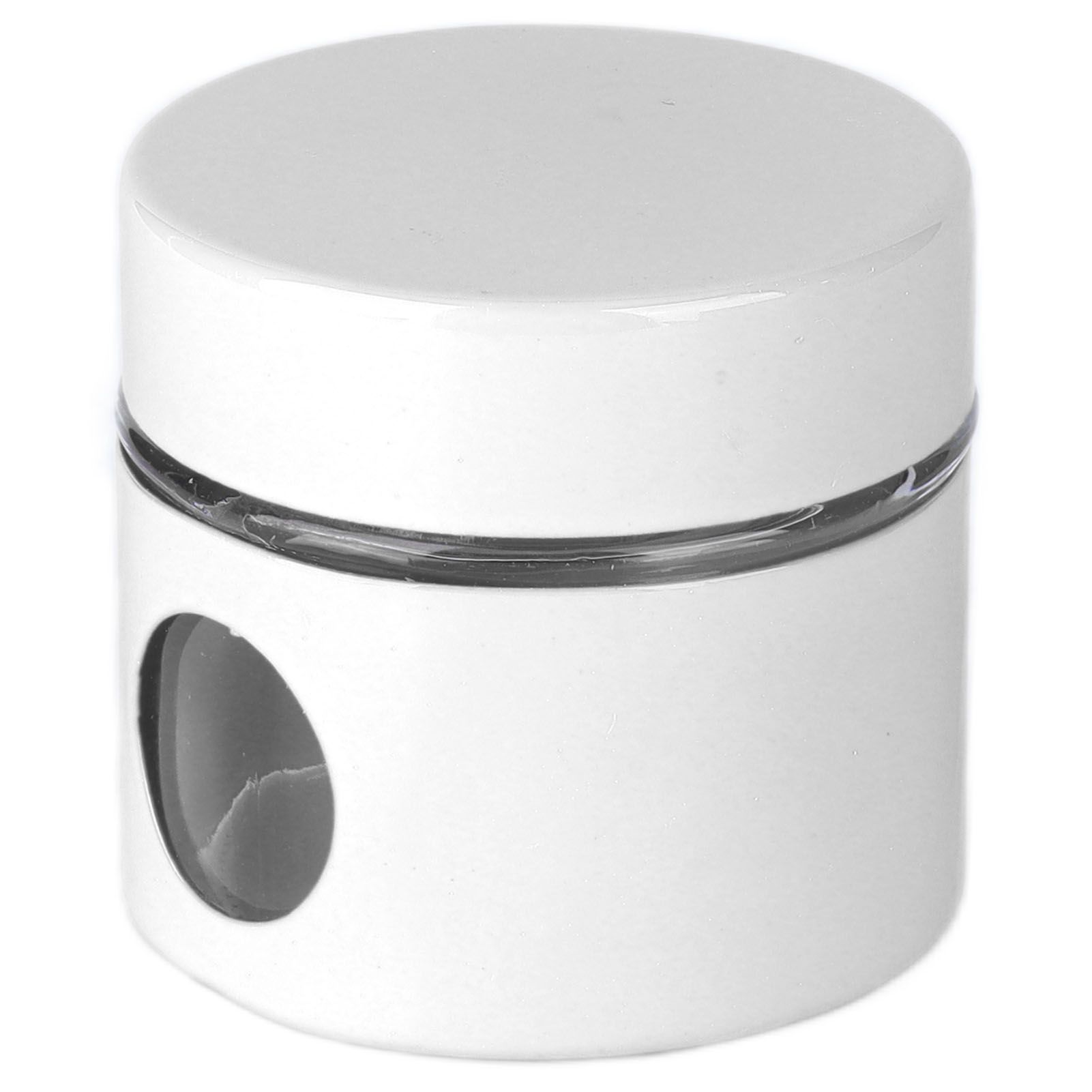 Coffee Bean Container Iron Glass Mini Sealed Jar Kitchen Storage Tank for Beans TeaWhite - Image 5
