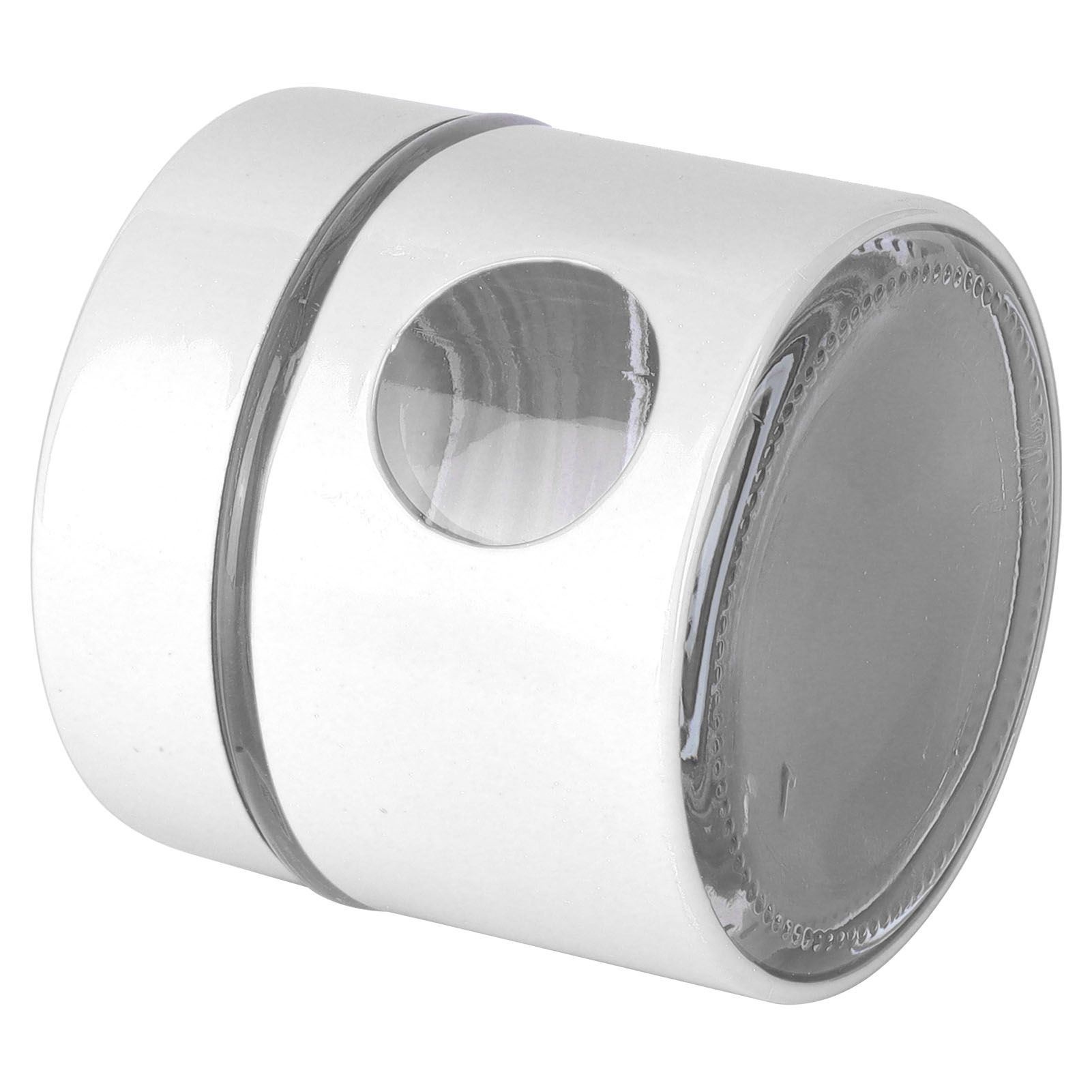 Coffee Bean Container Iron Glass Mini Sealed Jar Kitchen Storage Tank for Beans TeaWhite - Image 7