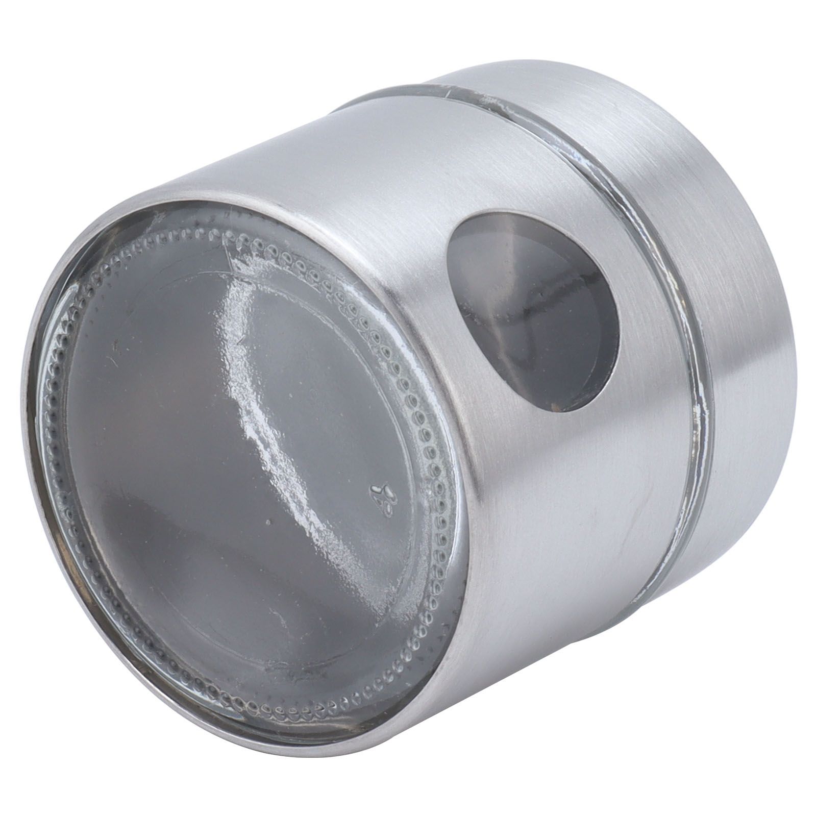 Coffee Bean Container Iron Glass Mini Sealed Jar Kitchen Storage Tank for Beans TeaSilver - Image 6