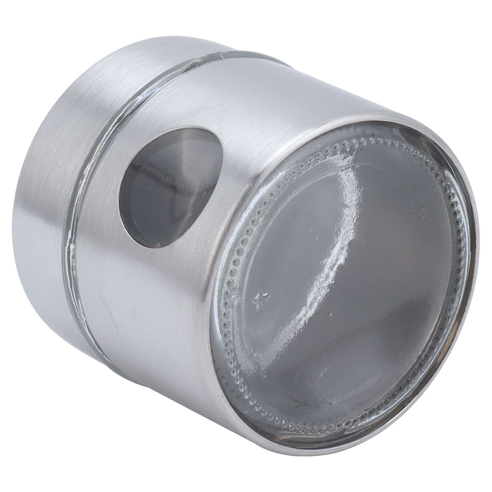 Coffee Bean Container Iron Glass Mini Sealed Jar Kitchen Storage Tank for Beans TeaSilver - Image 7
