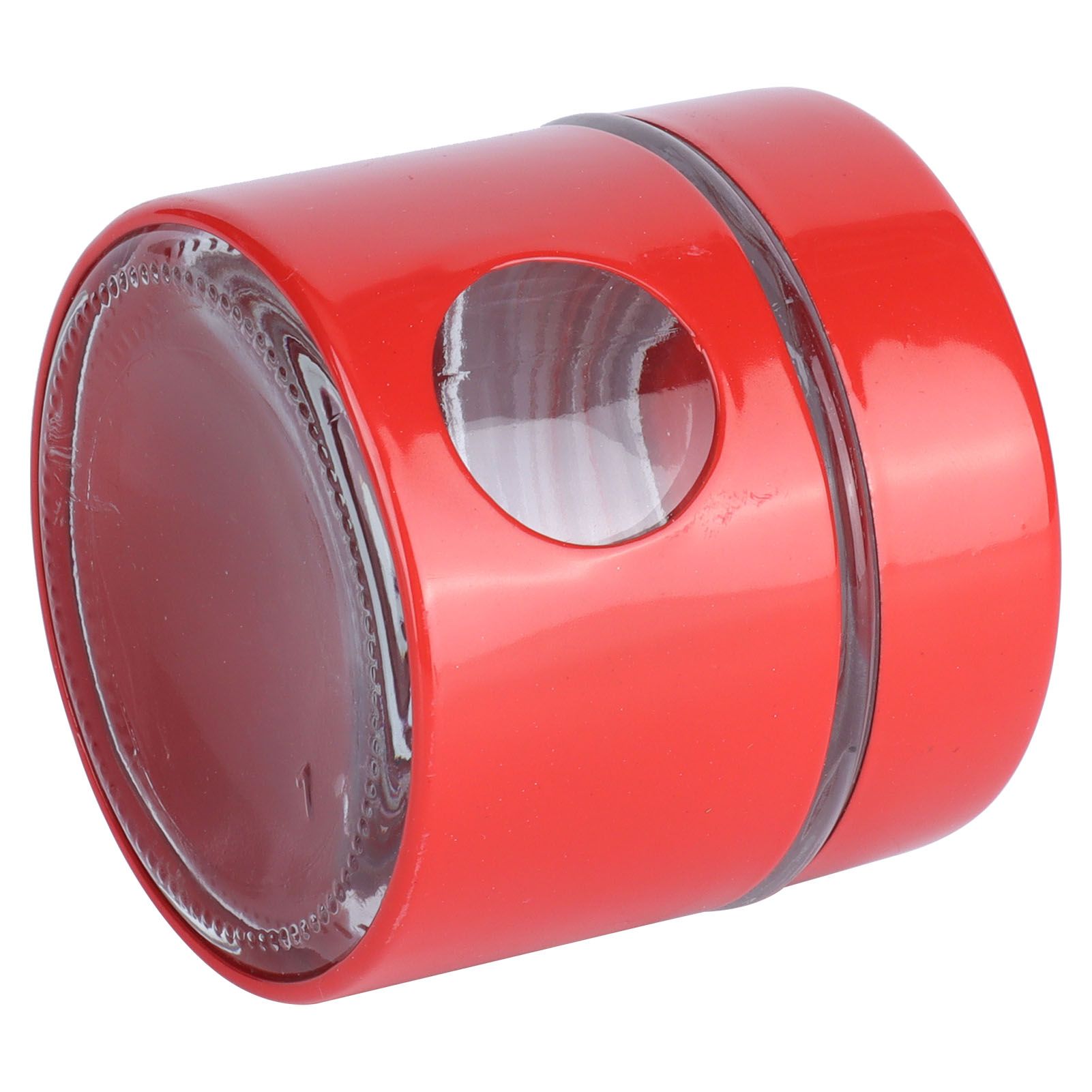 Coffee Bean Container Iron Glass Mini Sealed Jar Kitchen Storage Tank for Beans TeaRed - Image 6