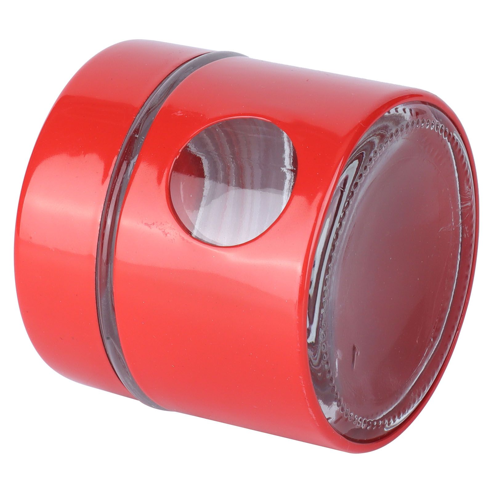 Coffee Bean Container Iron Glass Mini Sealed Jar Kitchen Storage Tank for Beans TeaRed - Image 7